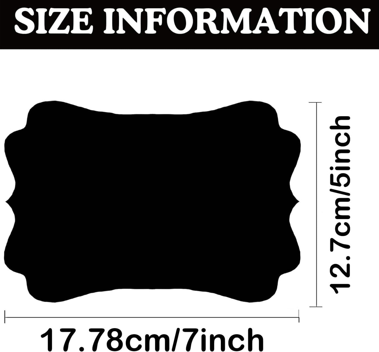 Trendslabels 5 x 7 Inch Large Chalkboard Labels Stickers for Storage Bins Vinyl Reusable Chalk Label for Mason Jars,Blackboard Sticker for DIY Food Containers Pantry Glass Bottles 18 Pcs