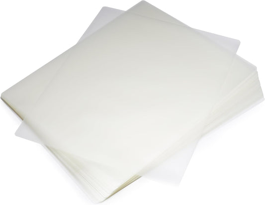 Amazon Basics Clear Thermal Laminating Plastic Paper Laminator Sheets, 9 x 11.5-Inch, 50-Pack, 3mil