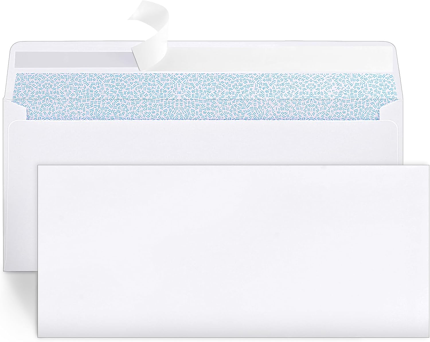 Joyberg 72 Packs #10 Envelopes, Business Envelopes, Envelopes Self Seal, Security Envelopes, Peel and Seal Closure, Size 4-1/8 X 9-1/2 Inches, White, 26LB - Lumora Desk