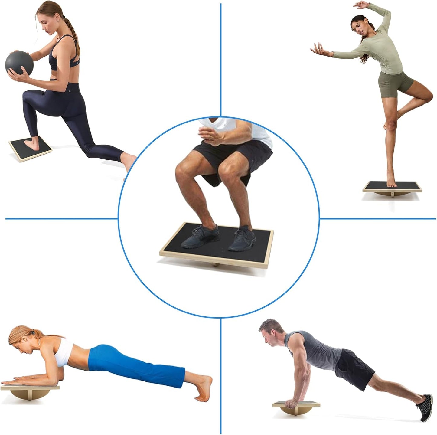 WOOD CITY Under Desk Footrest, 3 Heights Adjustable Foot Rest with Silicone Surface, 3 in 1 Non-Slip Foot Stool Improve Posture, Reduce Fatigue & Pain， Ideal for Home/Office/Gaming (Natural)