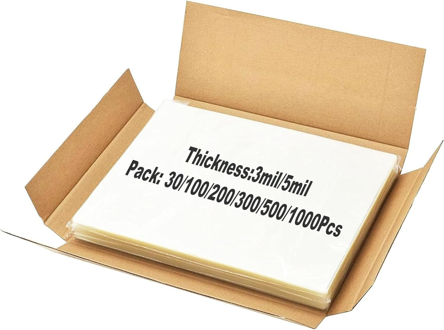 300 Pack Laminating Sheets, Clear 9 x 11.5 Inch Thermal Laminating Pouches for Thermal Laminator, 3 Mil Lamination Sheet Paper, Letter Size, HeatSeal