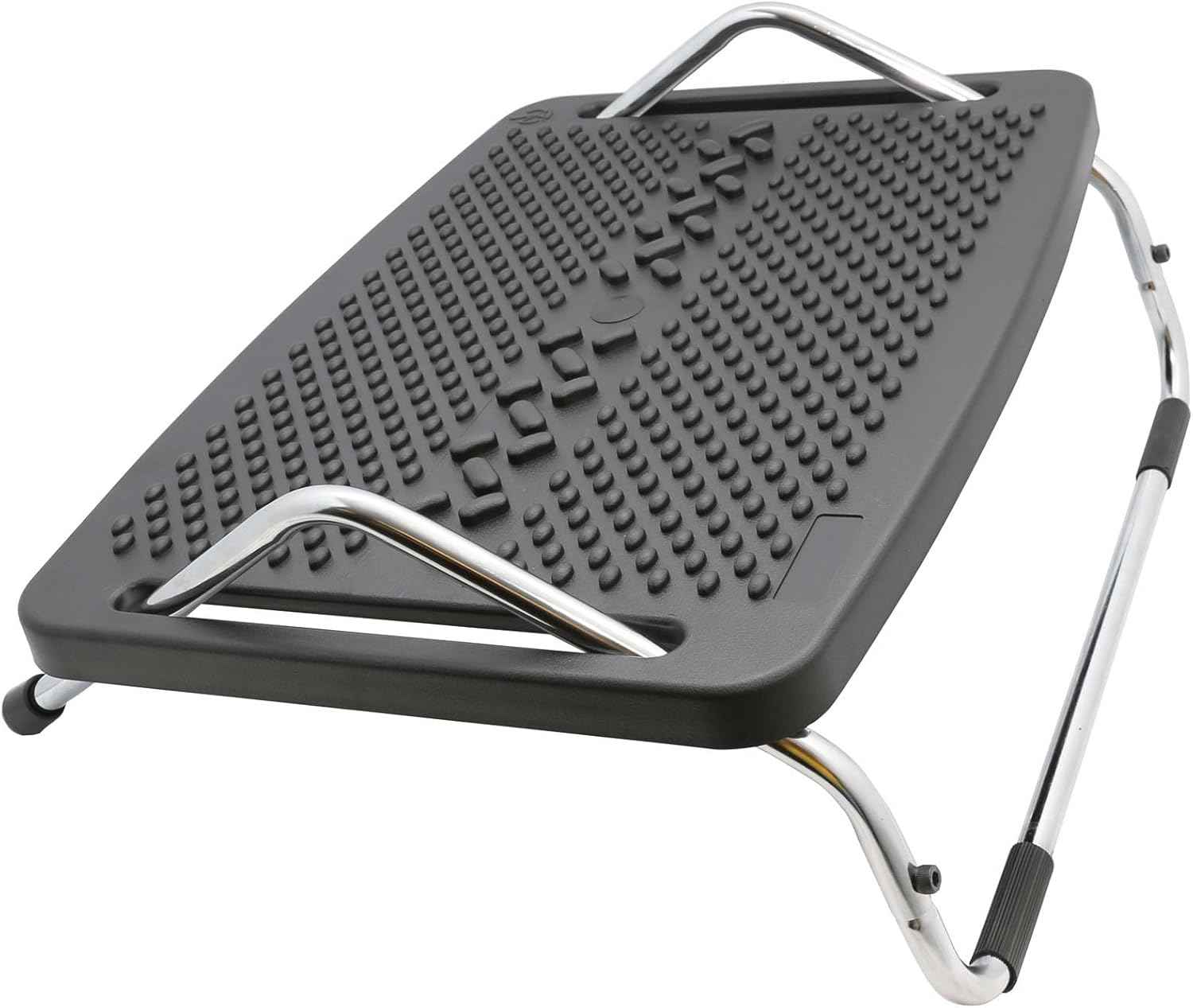 Under The Desk Ergonomic Tilt Adjustable Foot Rest Metal Support with Massage Textured SY-ACC65065