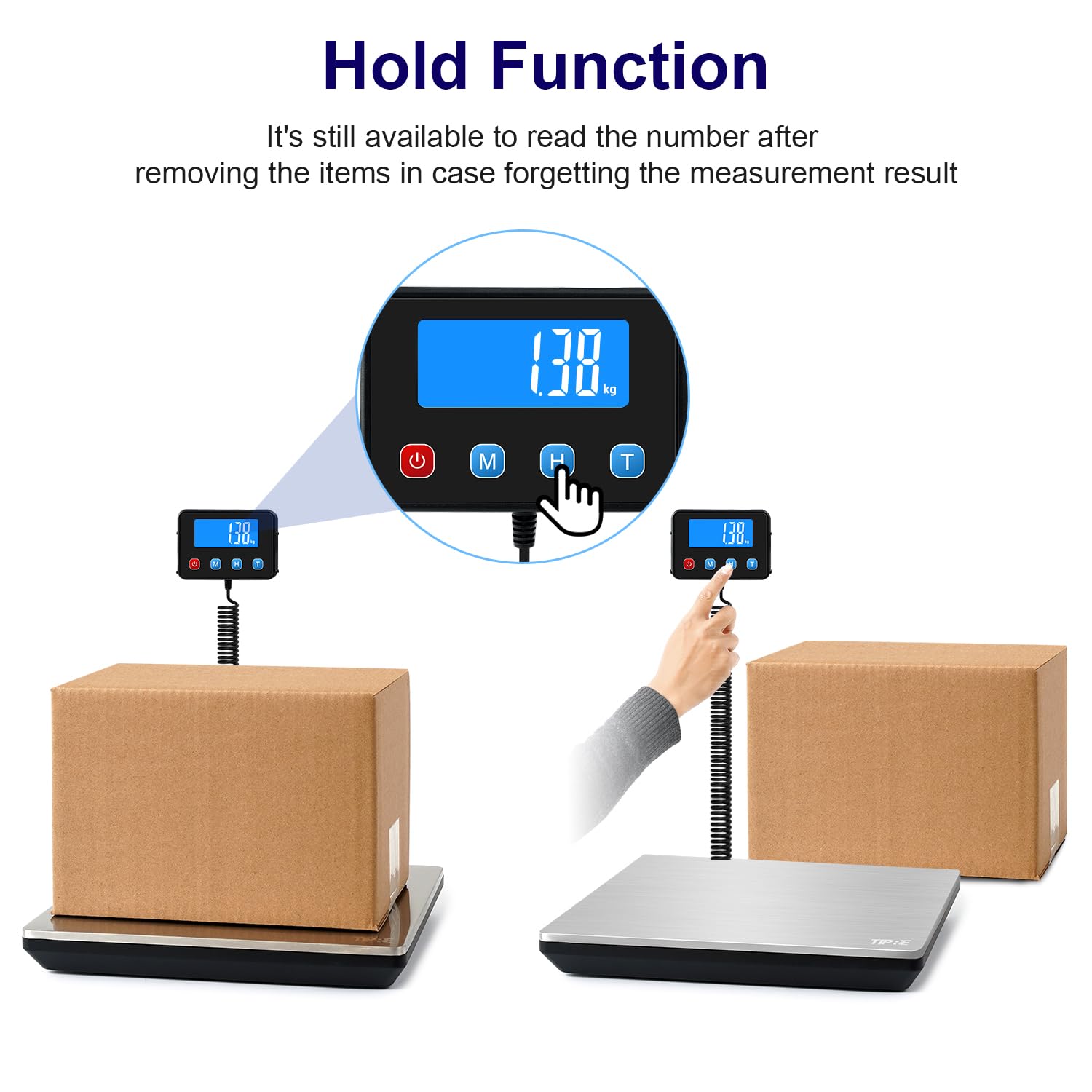 Digital Shipping Postal Scale 0.5 oz High Accuracy！440lb Commercial Weight Scale for Package, Small Business, Mail, Warehouse, Home, Battery & Charging Cable Included - Lumora Desk