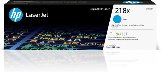 HP 218X Cyan High-Yield Toner Cartridge | Works with Color Laserjet Pro 3201, MFP 3301 Series | W2181X - Lumora Desk