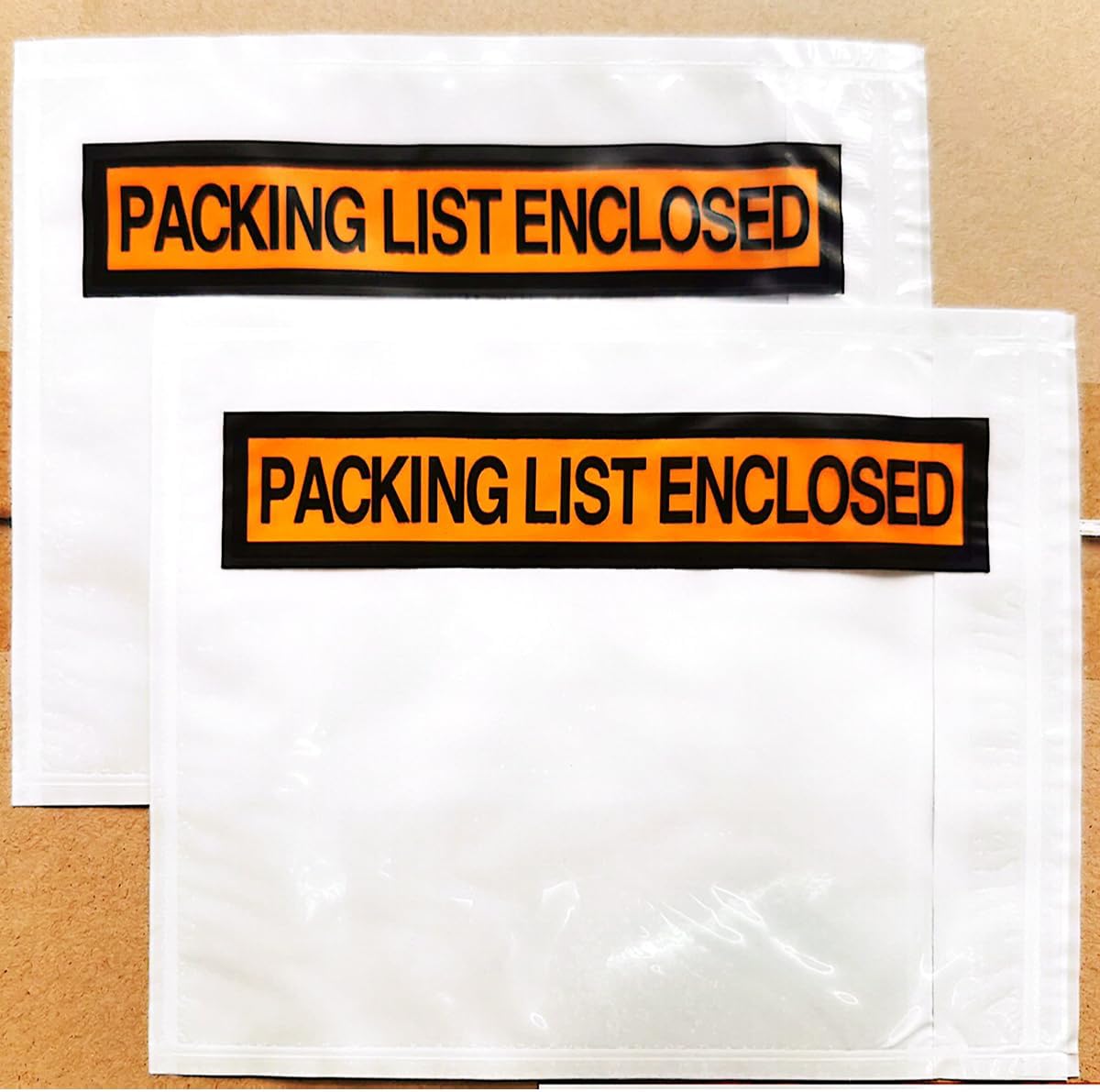 1000 Pcs Packing List Envelopes Pouches 4.5”x 5.5”,Packing Envelopes for Shipping Mailing Pouch Enclosed Bags with Packing Slips Invoice Label