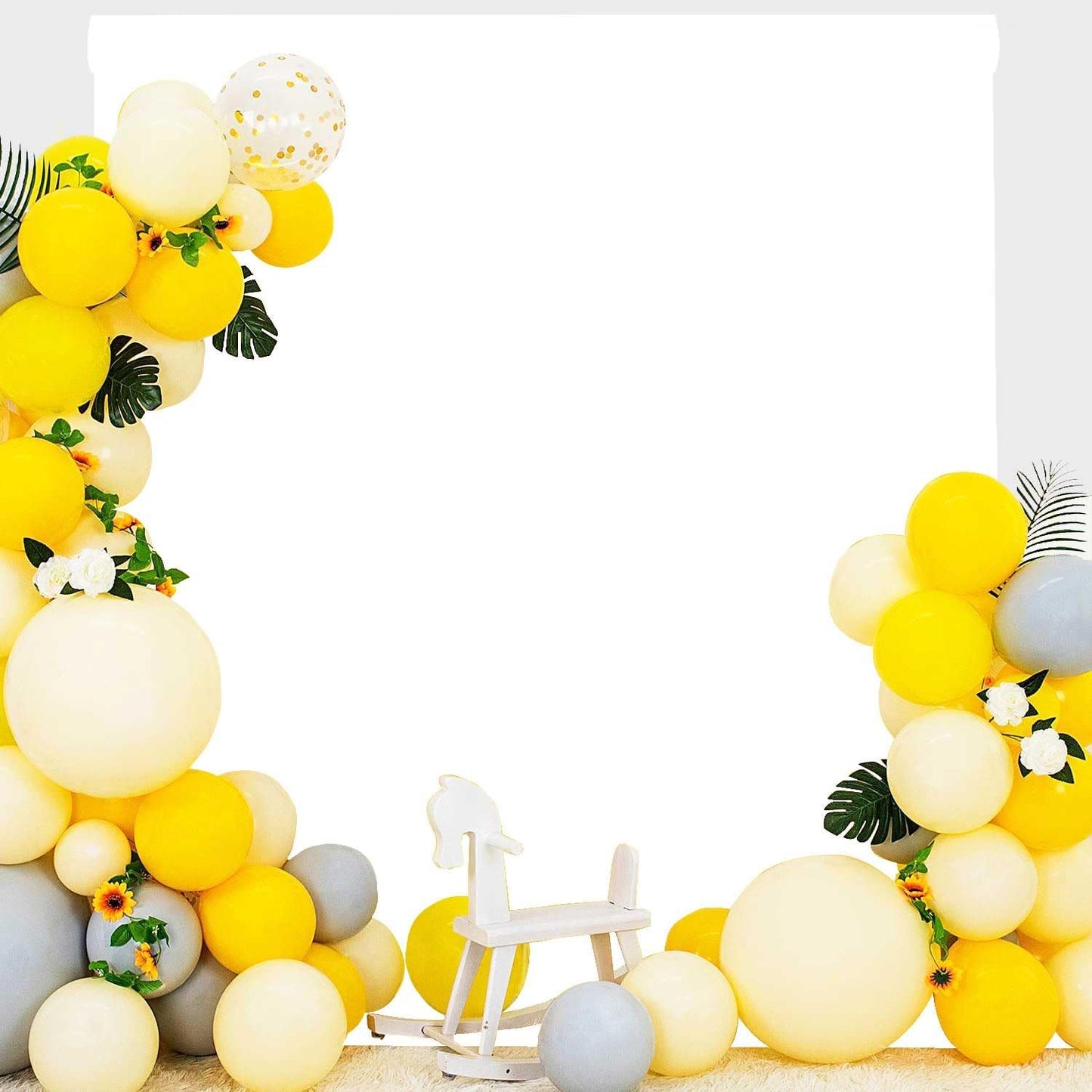 White Backdrop for Photoshoot White Background for Photography Photo Backdrop Curtain for Party 5x7 FT