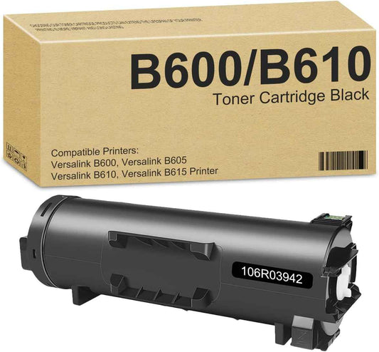 VersaLink B600 Toner Cartridge Black High Capacity 25,900 Pages Replacement for Xerox B600 Toner 106R03942 Work for Versalink B600/B610 Versalink B605 B615 Printer