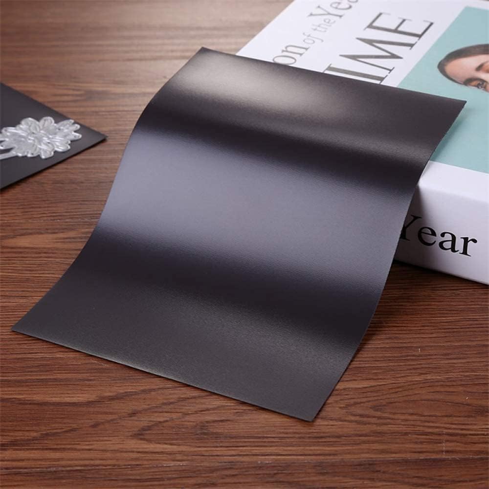 Briartw 10 Sheets Rubber Soft Magnet Sheet for Metal Cutting Dies Storage, Crafts Tool Scrapbooking Arts and Crafts Flexible Placement Mats, 3mm 6.85x5inches