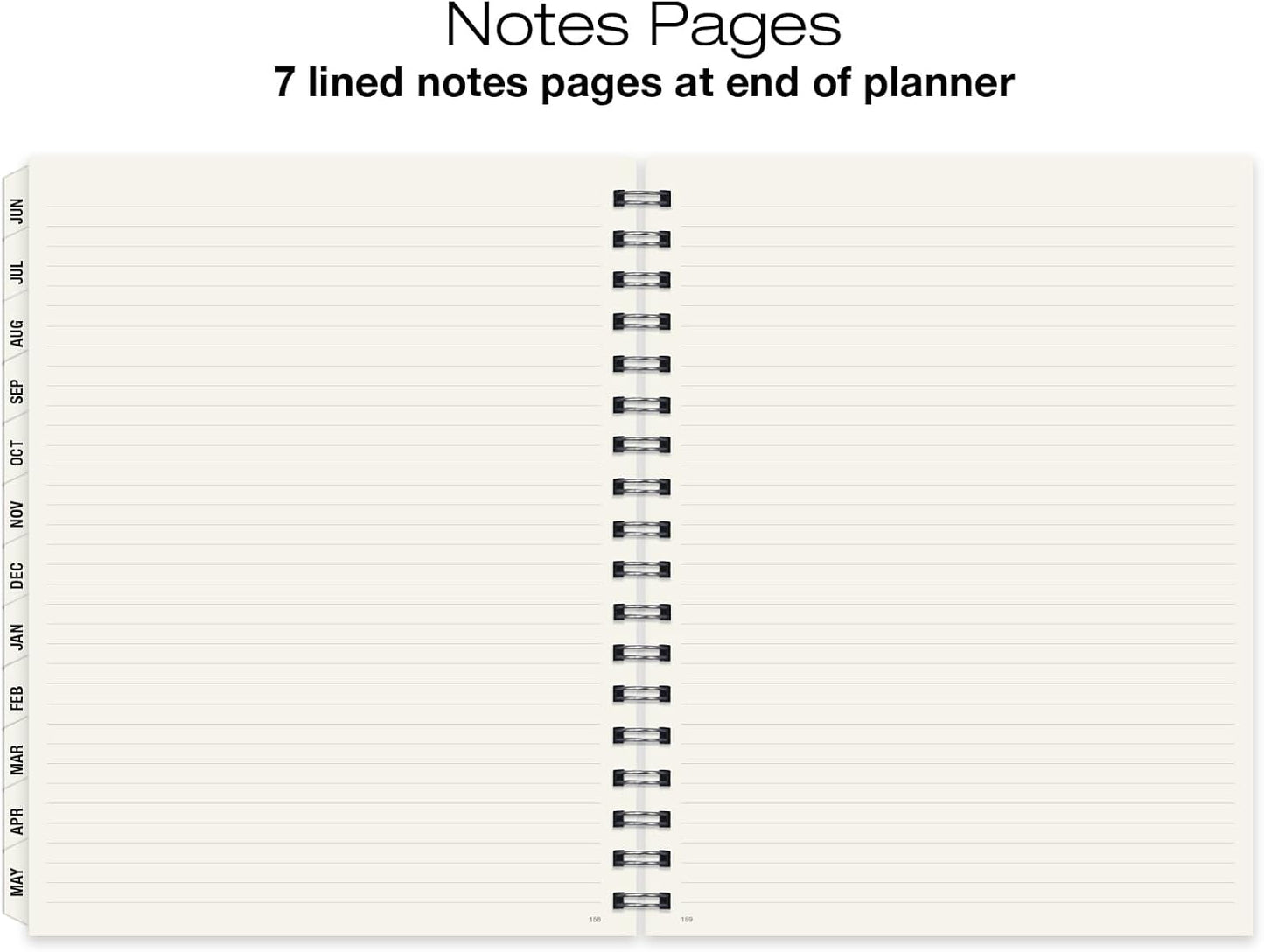 Global Printed Products Essential 8.5"x11" Monthly & Weekly 2025-2026 Planner - (8.5" x 11" - June 2025 Through July 2026)