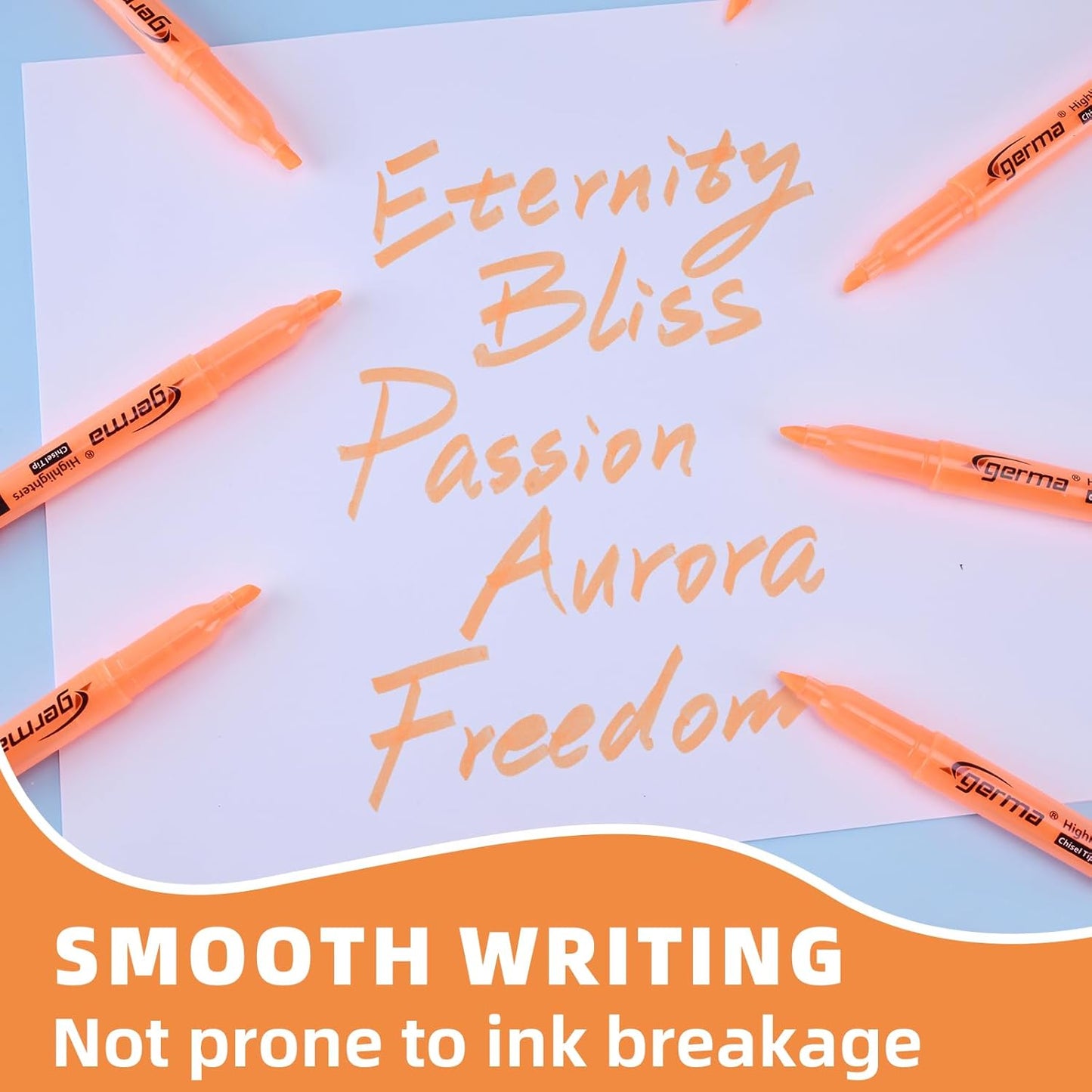 Orange Highlighters, 36 Pack, Chisel Tip Highlighter Pack, Quickly Drying, Perfect for Students Kids Adults, Office, School, Classroom Supplies