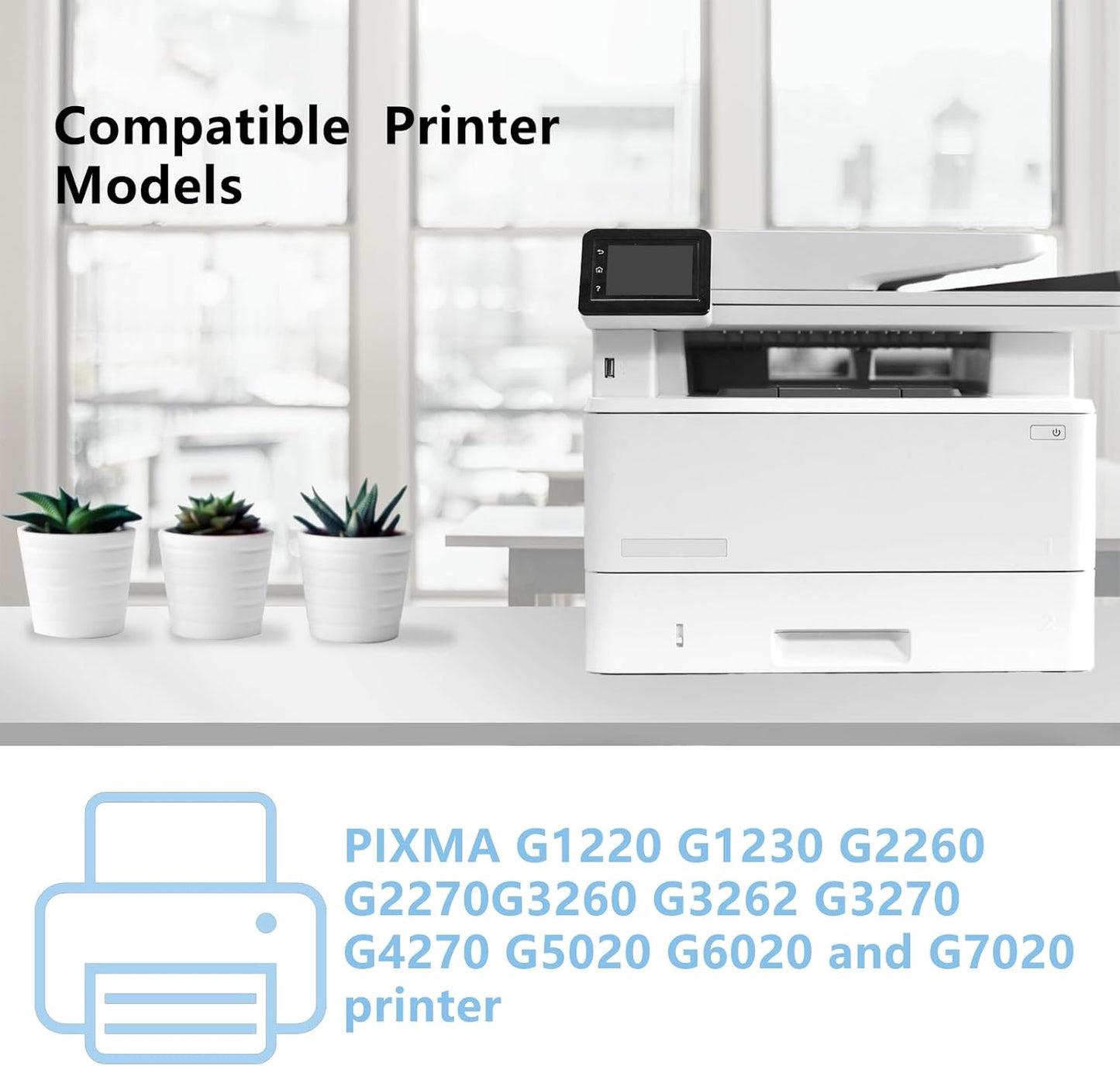 BH-20 CH-20 Printhead Replacement for Canon PIXMA G7020 G6020 G5020 G1220 G1230 G2260 G2270 G3260 G3262 G3270 and G4270 MegaTank All-in-one Printer Head Ink cartridges 8026 8035 Set Combo Pack