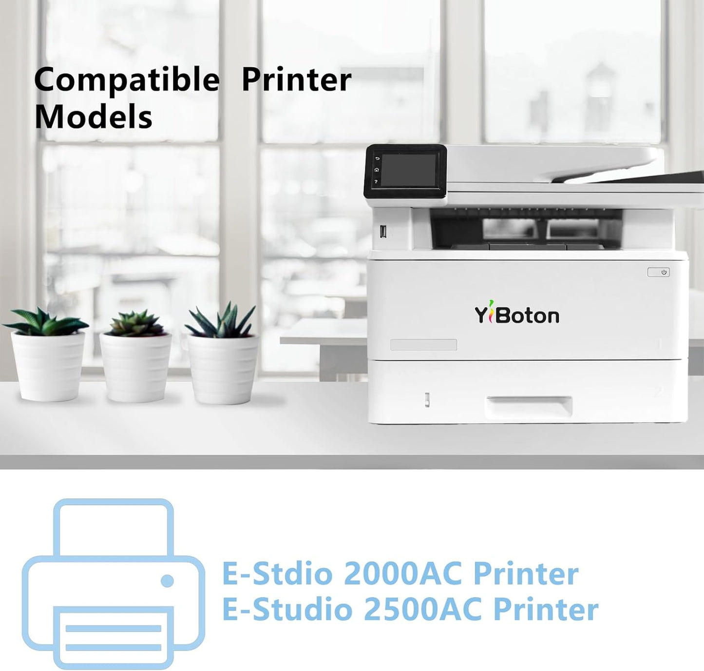 T-FC200U TFC200U High Yield Toner Cartridges Replacement for Toshiba T-FC200U-K T-FC200U-C T-FC200U-M T-FC200U-Y Toner Use for E-Studio 2000AC 2500AC Printer