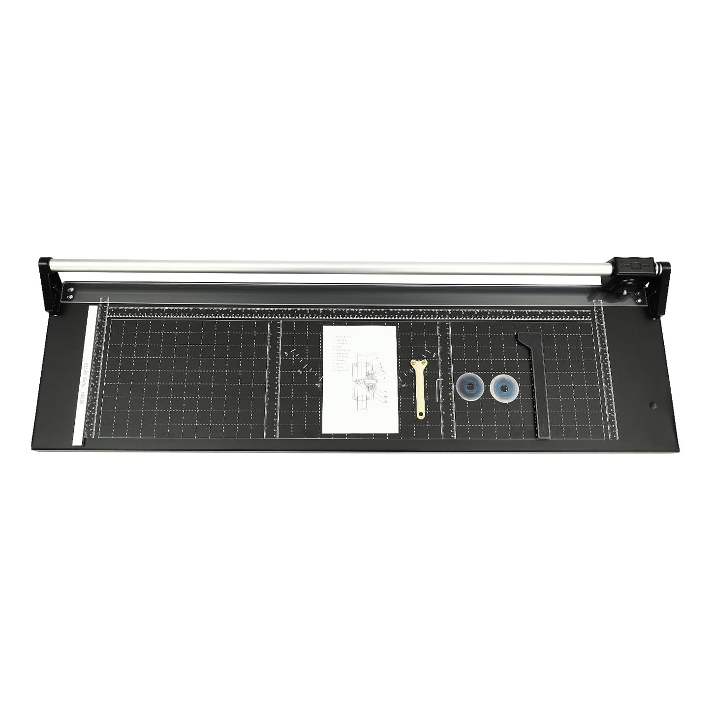 Rotary Trimmer Paper Cutter, 36Inch Manual Paper Trimmer for Crafting, Heavy Duty Rotary Papers Cutter Slider, Self-Sharpening Professional Cutting for Offices, Schools and Crafts