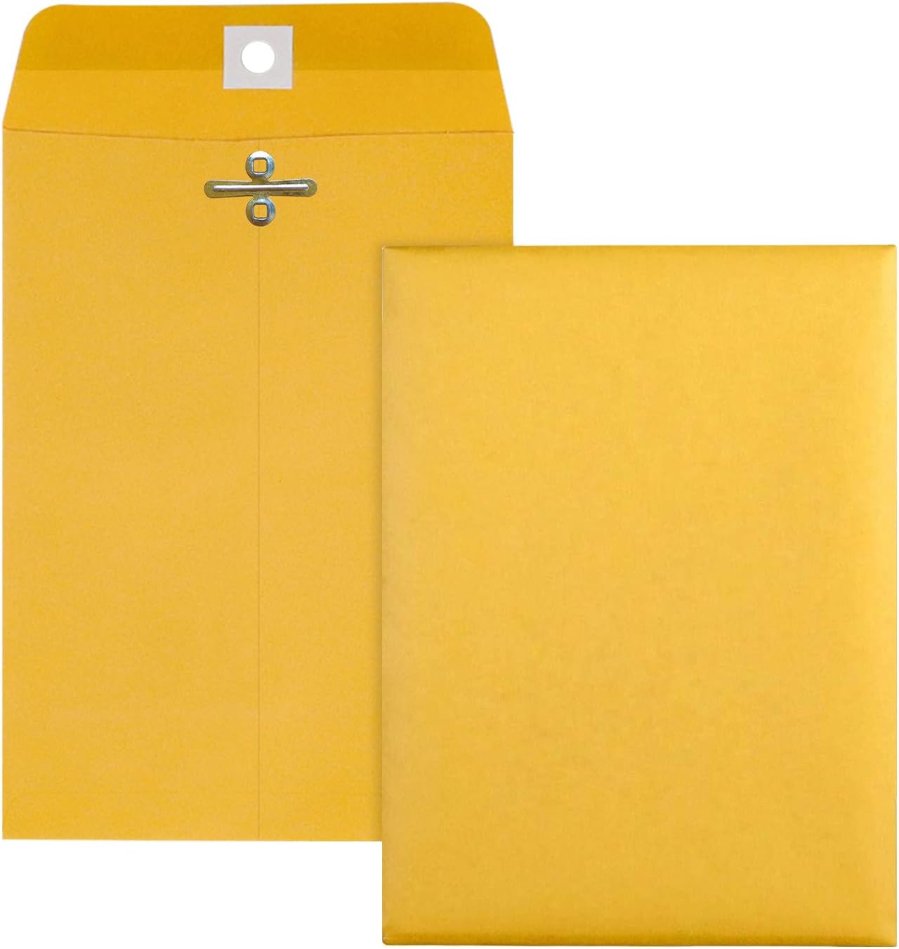 9” x 12” Clasp Envelopes with Gummed Seal Brown Pack of 30 - Lumora Desk