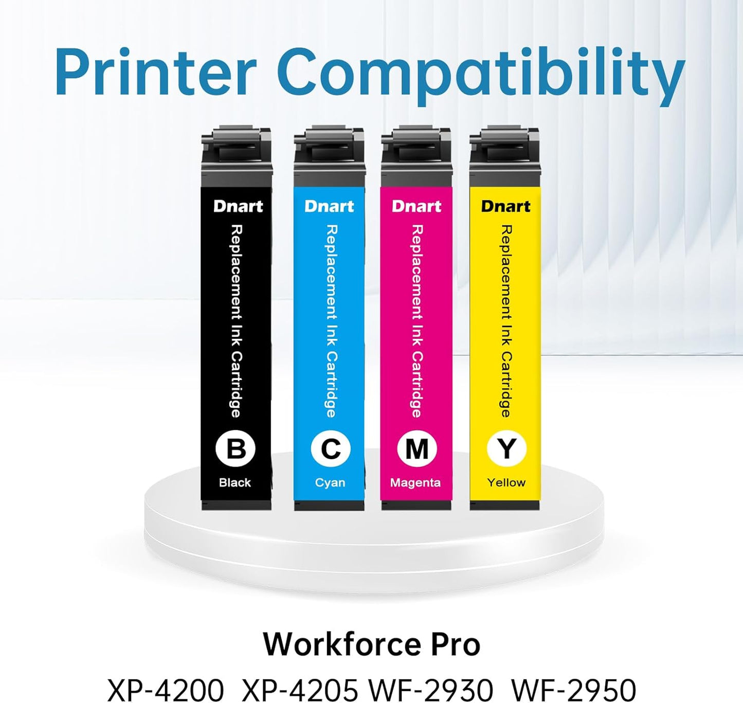 Remanufactured Ink Cartridge Replacement for Epson 232 Combo Pack 232XL 232 XL T232XL used for Epson Expression Home XP-4200 XP-4205 WF-2930 WF-2950 Printer Ink (4 Pack, Black Cyan Magenta Yellow)
