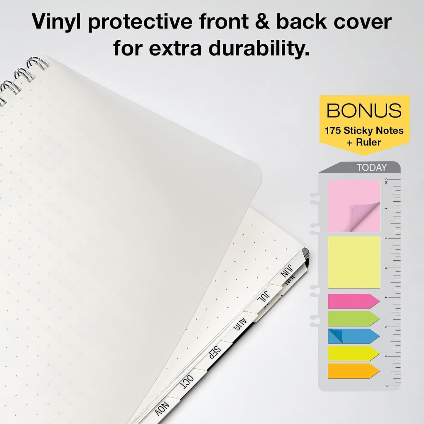 Global Printed Products Essential 8.5"x11" Monthly & Weekly 2025-2026 Planner - (8.5" x 11" - June 2025 Through July 2026)