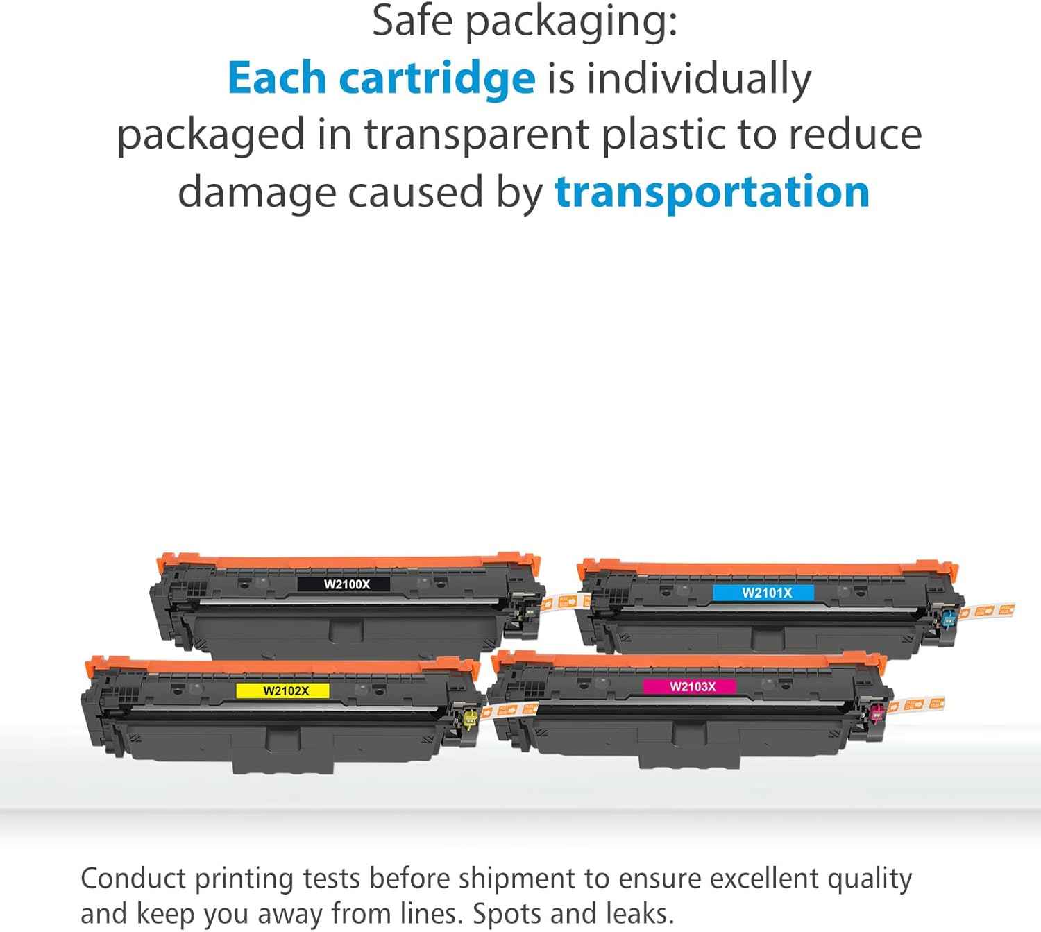 210X 210A Toner Cartridges 4 Pack High Yield (with Chip) Compatible Replacement for HP 210X 210A for Color LaserJet Pro MFP 4301fdw 4301fdn Pro 4201dw 4201dn Series