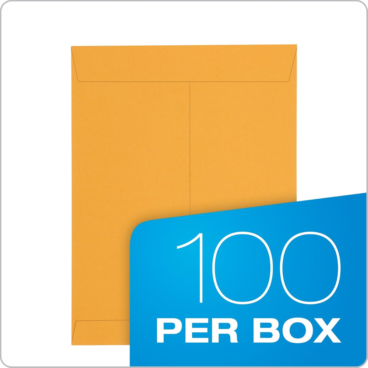 Columbian 10 x 13 Catalog Envelopes with Self Seal Closure, 28 lb Brown Kraft, for Mailing Flat Letter Size Documents or Photos, 100 Per Box (COLO335) - Lumora Desk