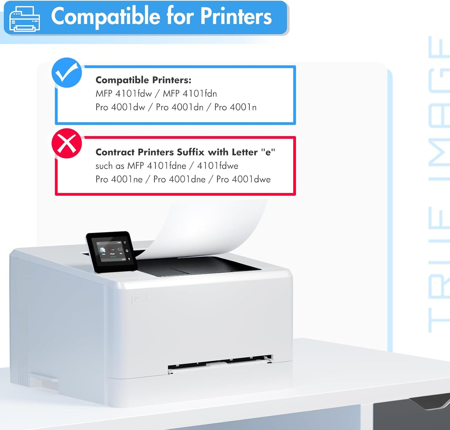 148A Toner Cartridge Black 148X Compatible Replacement for HP 148A 148X W1480X W1480A for HP Laserjet Pro 4001n 4001dw 4001dn MFP 4101fdw 4101fdn Printer Ink (2 Pack)