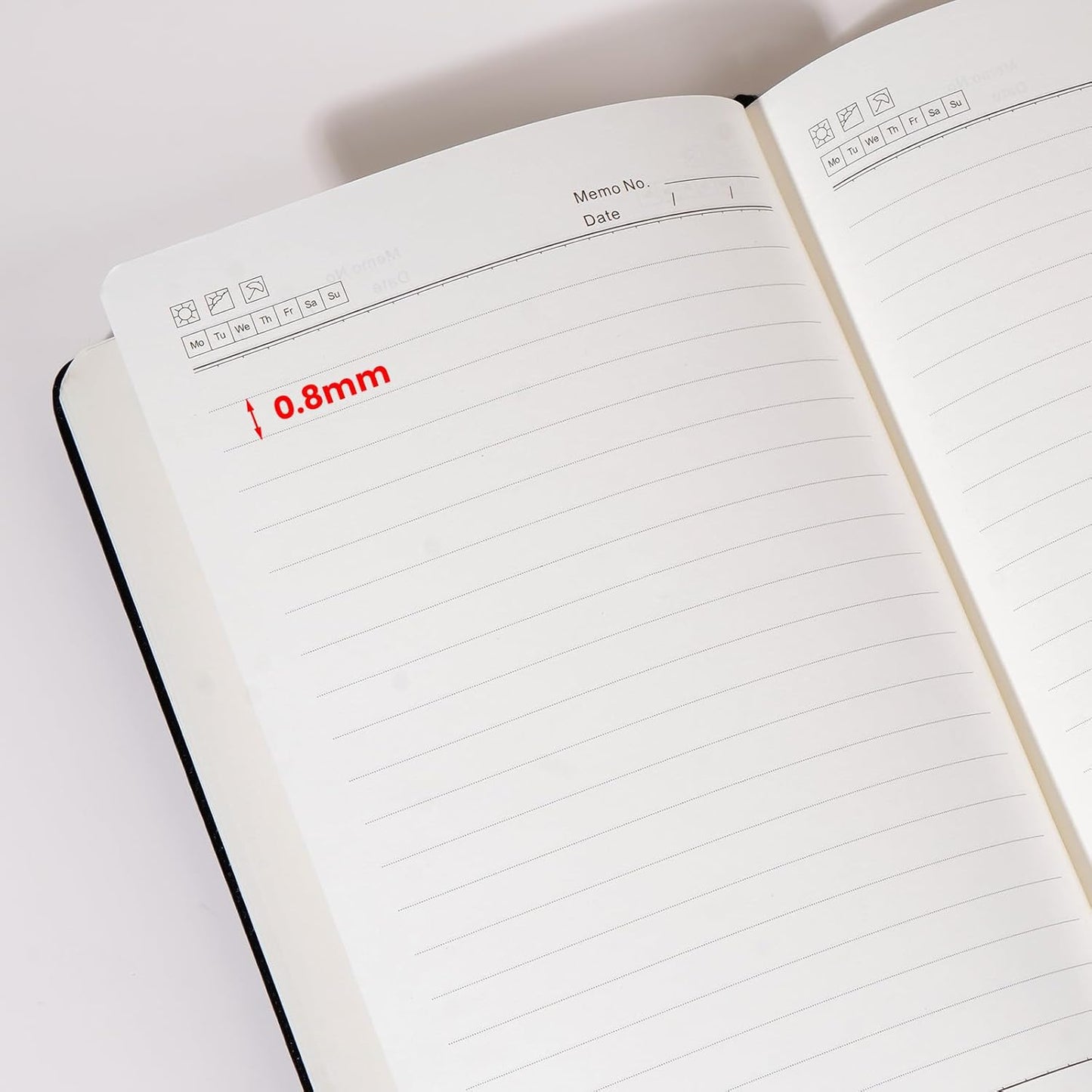 Personalized Journal Notebook With Your Text, Design, Company Logo, Tagline- A5 Lined Leather Hardcover Executive Notebook For Men Women Custom Daily Journal, For Business Office School Lawyers Brown