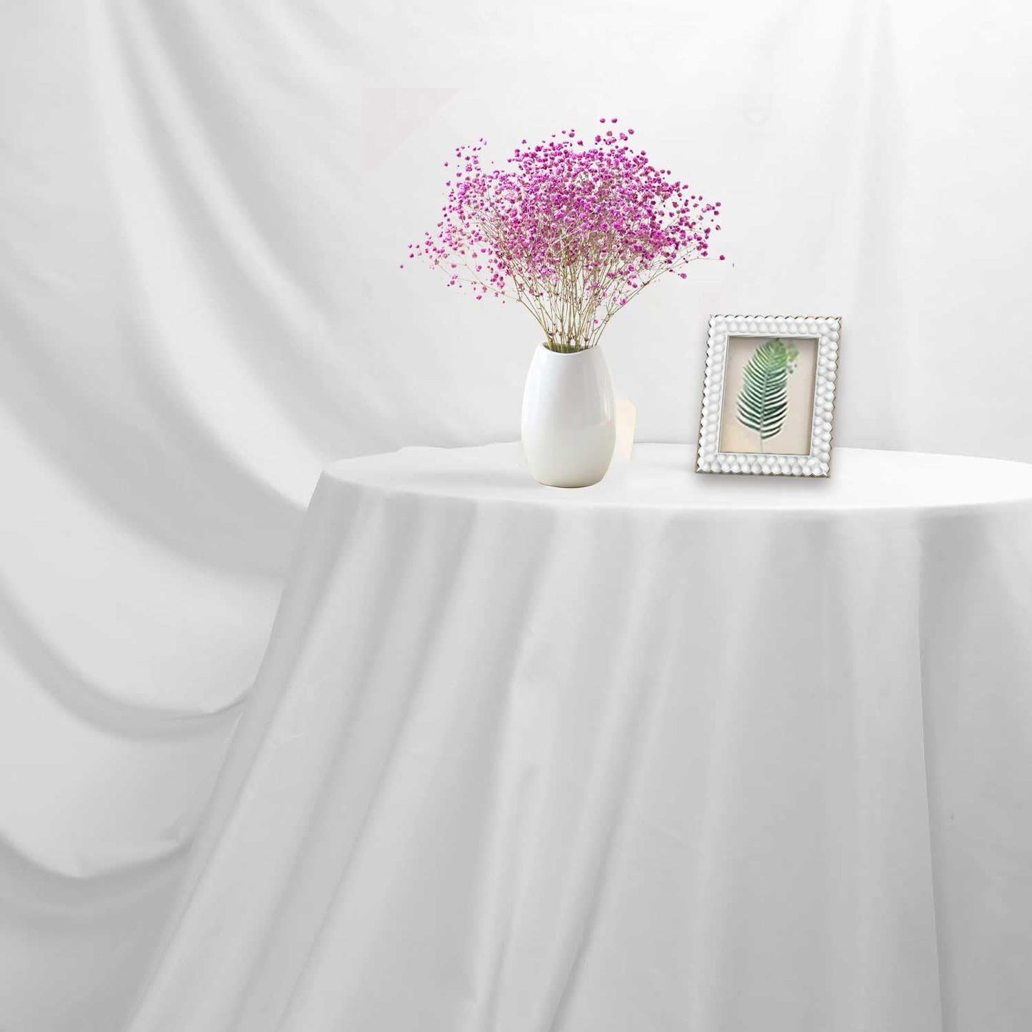 White Backdrop for Photoshoot White Background for Photography Photo Backdrop Curtain for Party 5x7 FT