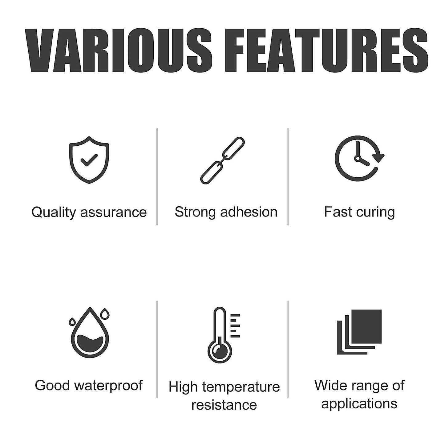 Jue-Fish Multifunctional Glue, Welding High-Strength Oily Glue, Universal Super Glue, Instant Bonding, Strong Adhesion, Repairs Last Long Time for Metal, Wood, Ceramics,Leather, Glass (clear4pc)