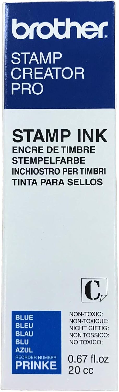 1/Pack Stamp Creator Rubber Stamp Ink Refill (Blue) for Brother SC2000 StampCreator