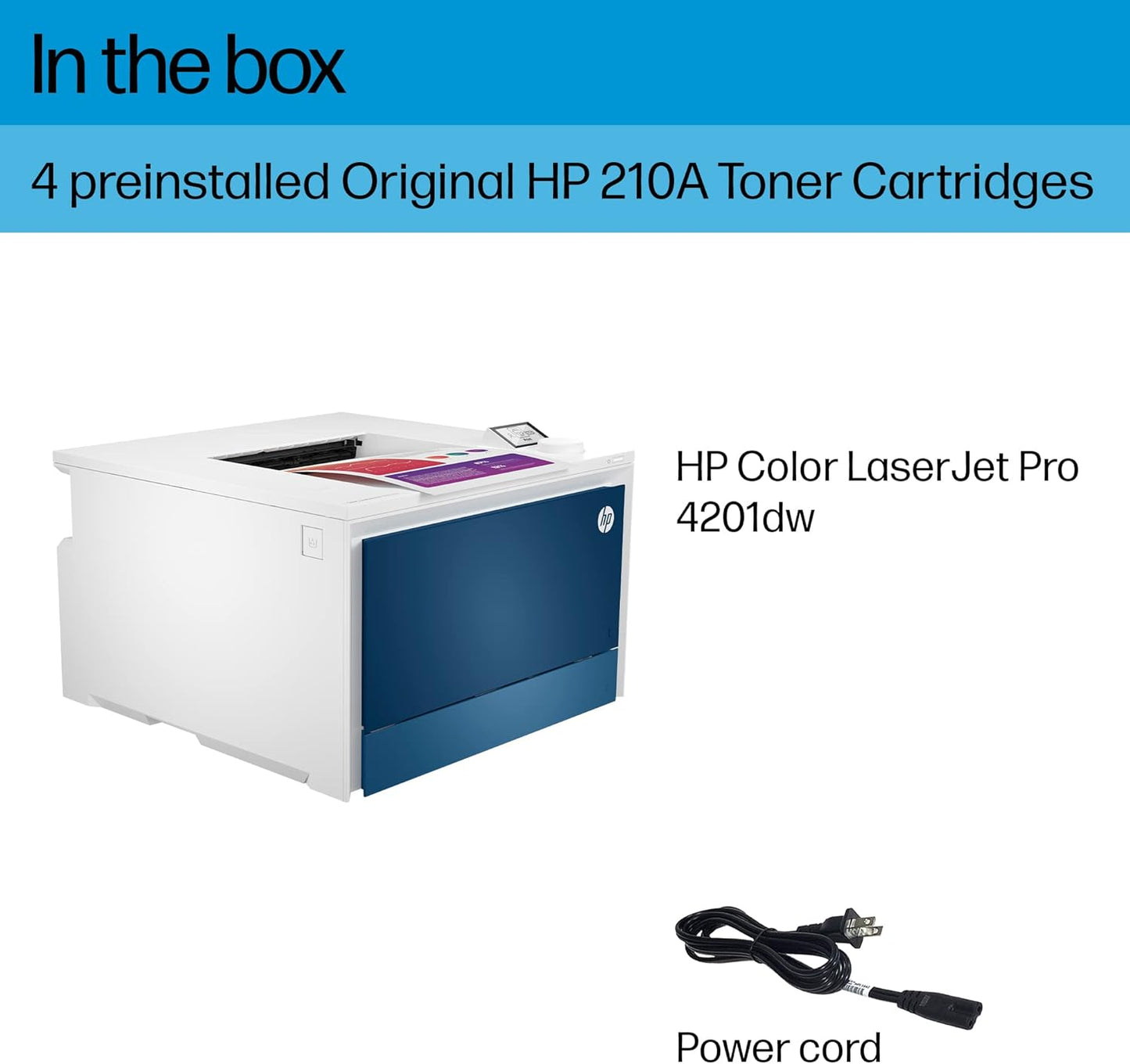 HP Color LaserJet Pro 4201dw Wireless Color Laser Printer, Best-for-Office (4RA86F) - Lumora Desk