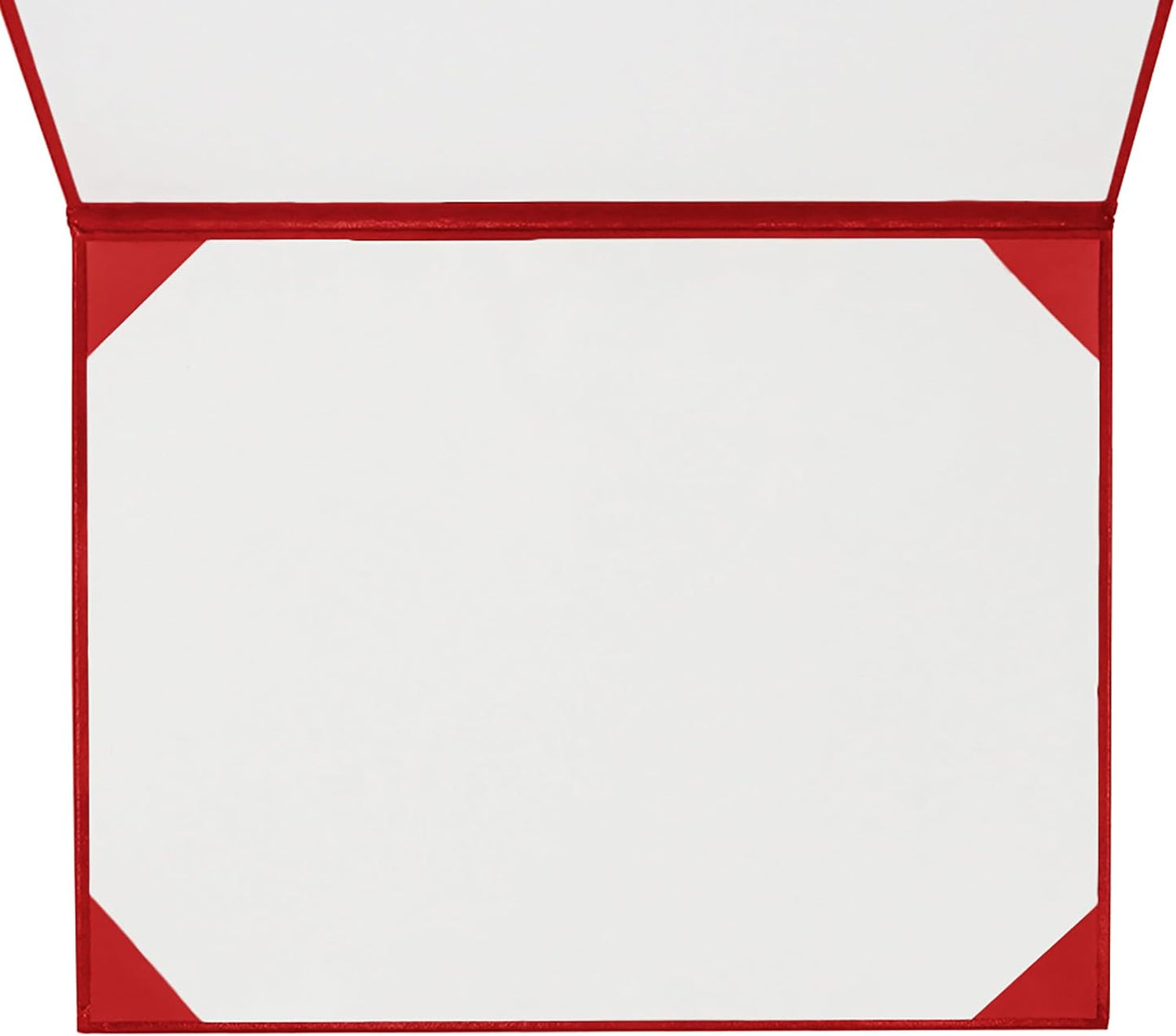 GraduationMall 8.5"x11" Smooth Padded Diploma Cover Certificate Holder Red,12-Packs