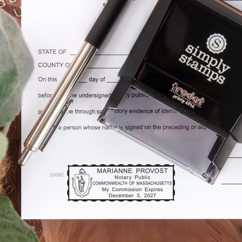 South Carolina Rectangular Notary Stamp | Official State Notary Stamp | Official Seals | Meets State Specifications (South Carolina, Rectangular Stamp)
