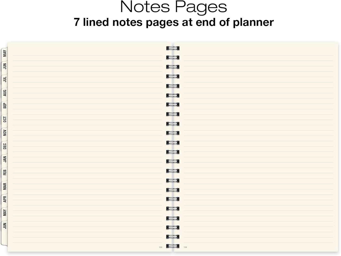 ESSENTIAL 2026-2027 Monthly & Weekly Planner with Tabs, 8.5"x11": 14 Months (May 2026 - June 2027), Professional, Simple, Easy-to-Use Design and Frosted Poly Cover for Extra Protection (Frosted)