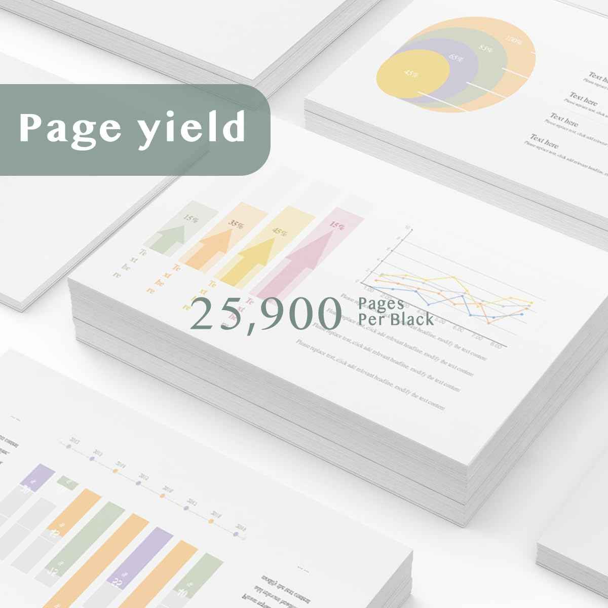 VersaLink B600 Toner Cartridge Black High Capacity 25,900 Pages Replacement for Xerox B600 Toner 106R03942 Work for Versalink B600/B610 Versalink B605 B615 Printer