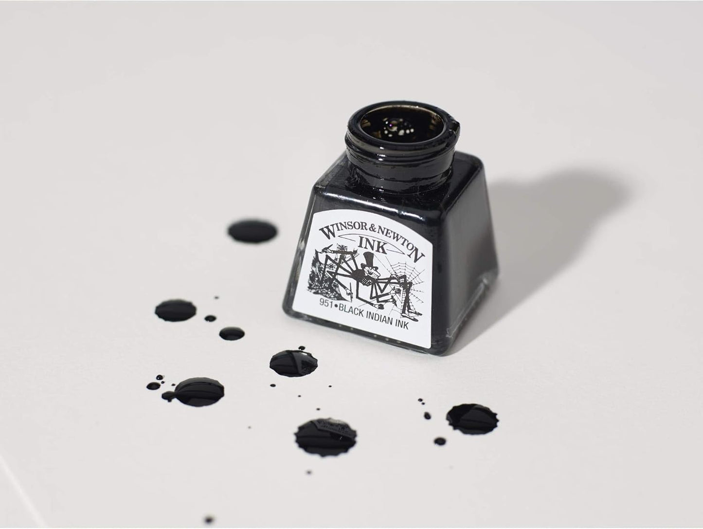 Winsor & Newton Viridian Drawing Ink, 14ml Bottle, Acrylic, Multicolor
