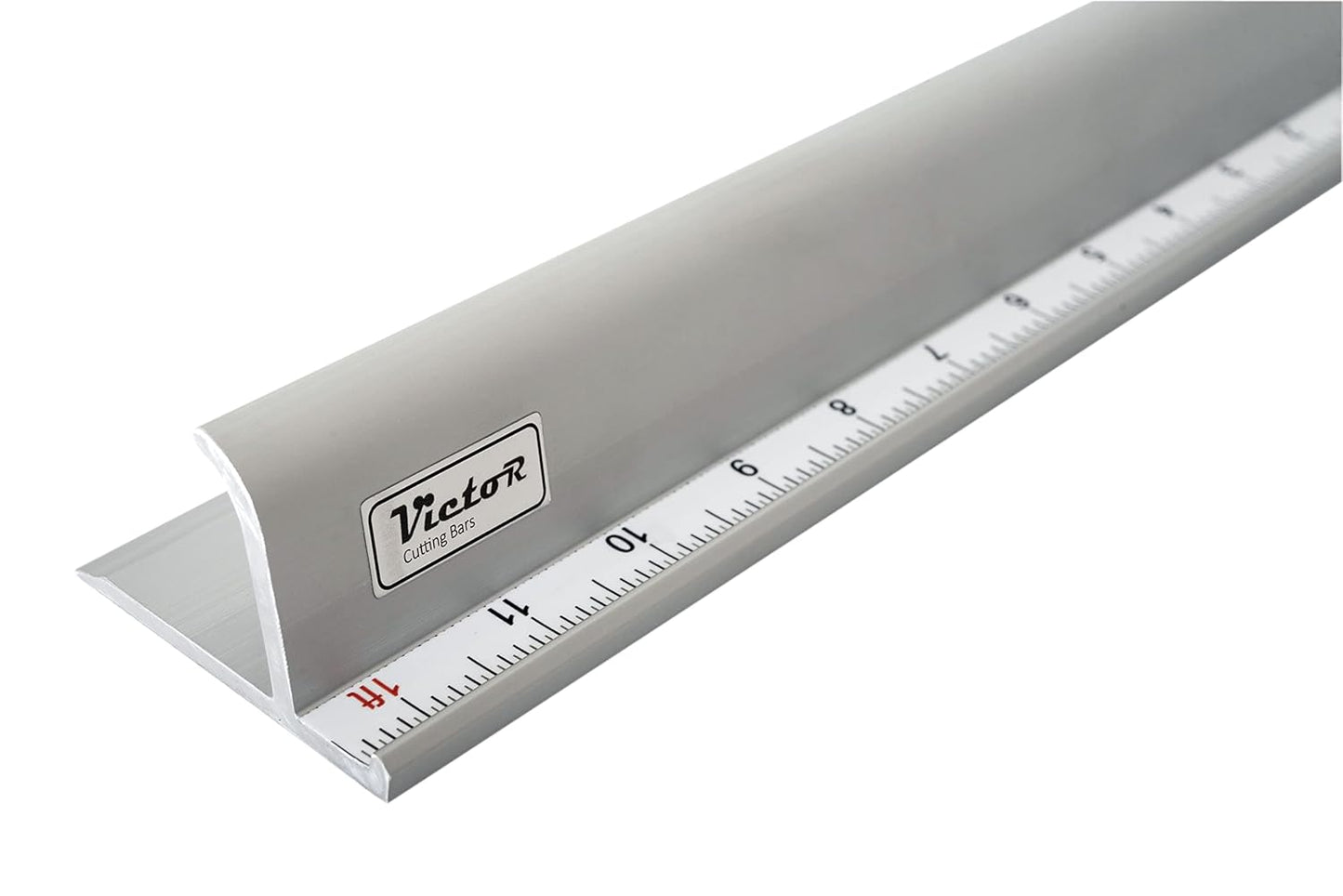 Victor 24-Inch Professional Aluminum Safety Ruler with Finger Guard Edge and Non-Slip Base - Perfect for Accurate Cutting and Crafting - Durable Cutting Ruler for Safe Use