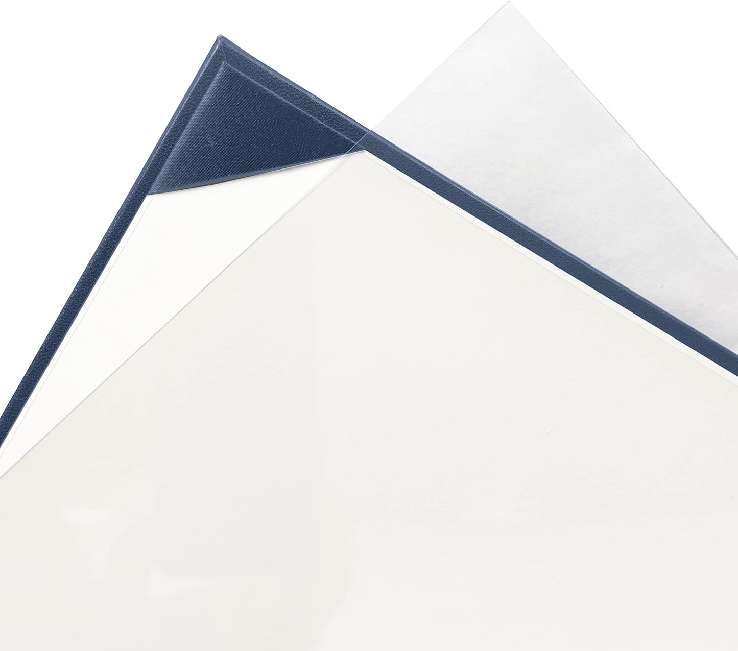 20 PCS Smooth Diploma Certificate Cover 8 1/2" x 11" Navy