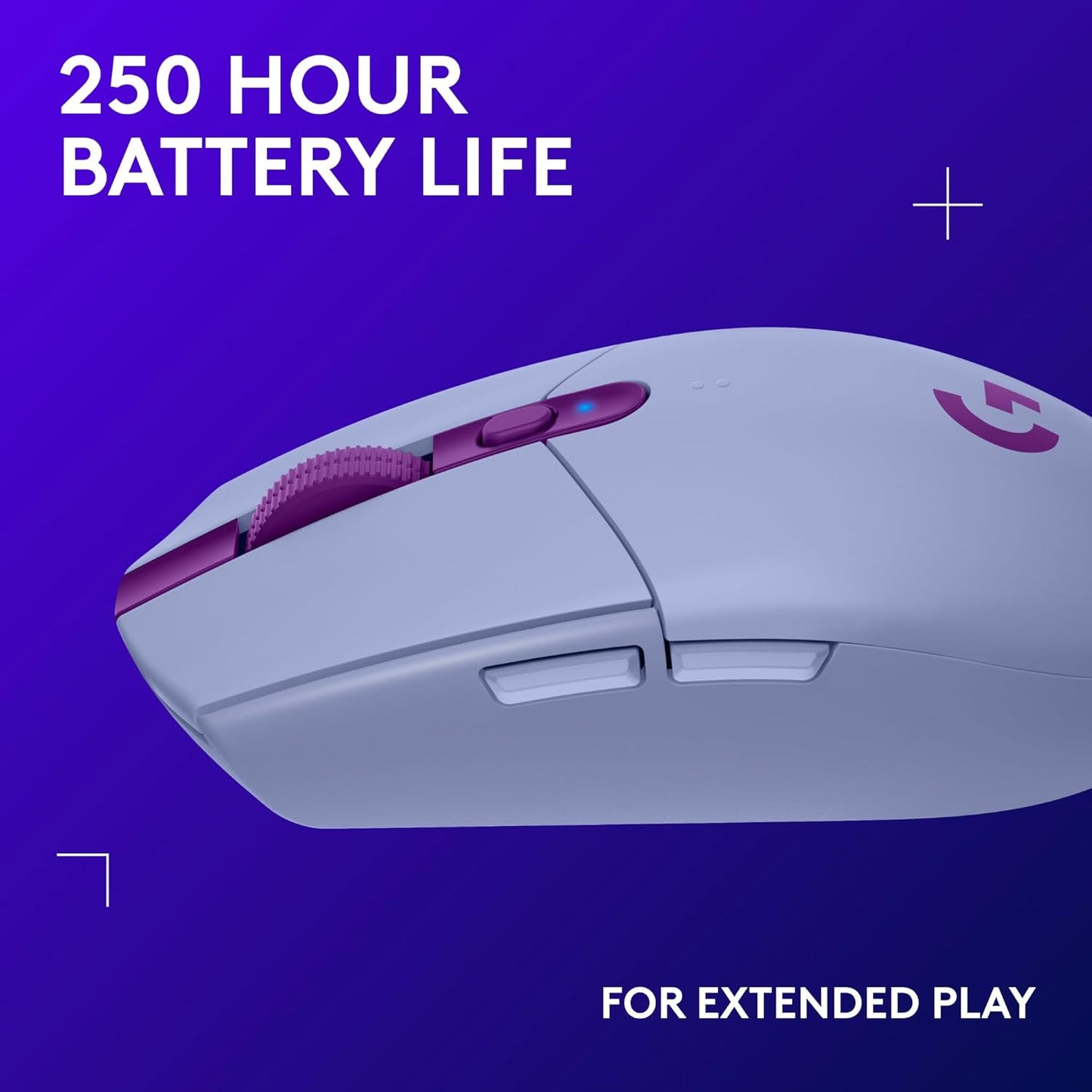 Logitech G305 Lightspeed Wireless Gaming Mouse + G733 Lightspeed Wireless Gaming Headset Bundle - Lilac