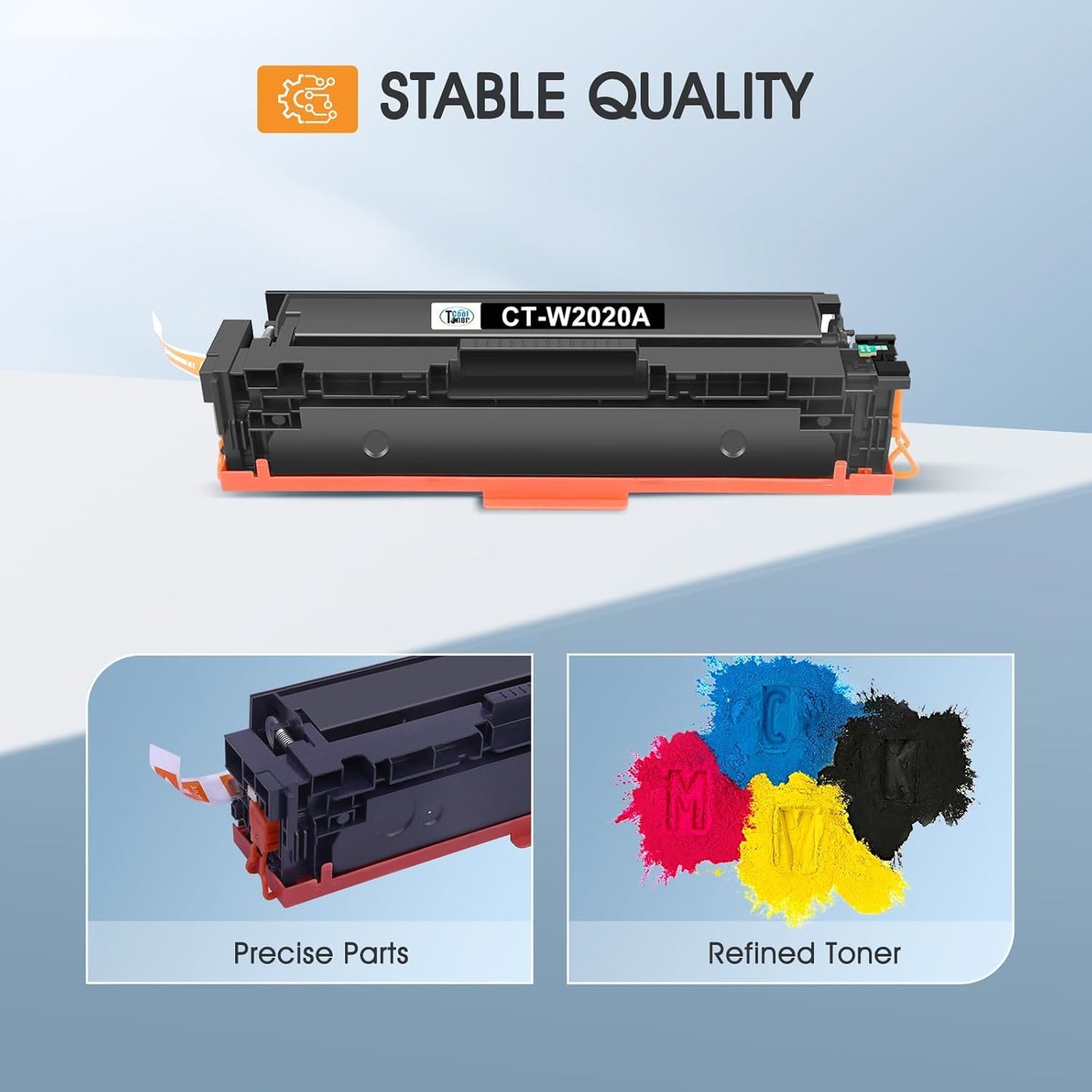 414A 414X Toner Cartridges 4 Pack MFP M479fdw Compatible Replacment for HP 414A for HP Color Laserjet Pro MFP M479fdw M479fdn M479dw M454dw M454dn M479dn Printer Ink (Black Cyan Yellow Magenta)