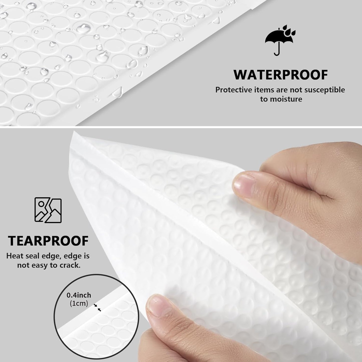 Bubble Mailers 3.5x5 inch 40Pack White Bubble Mailers Self-Seal Padded Mailing Envelopes Bubble Opaque Padded Mailer for Small Businesses to Package and Mail Jewelry Cosmetics#0000 - Lumora Desk