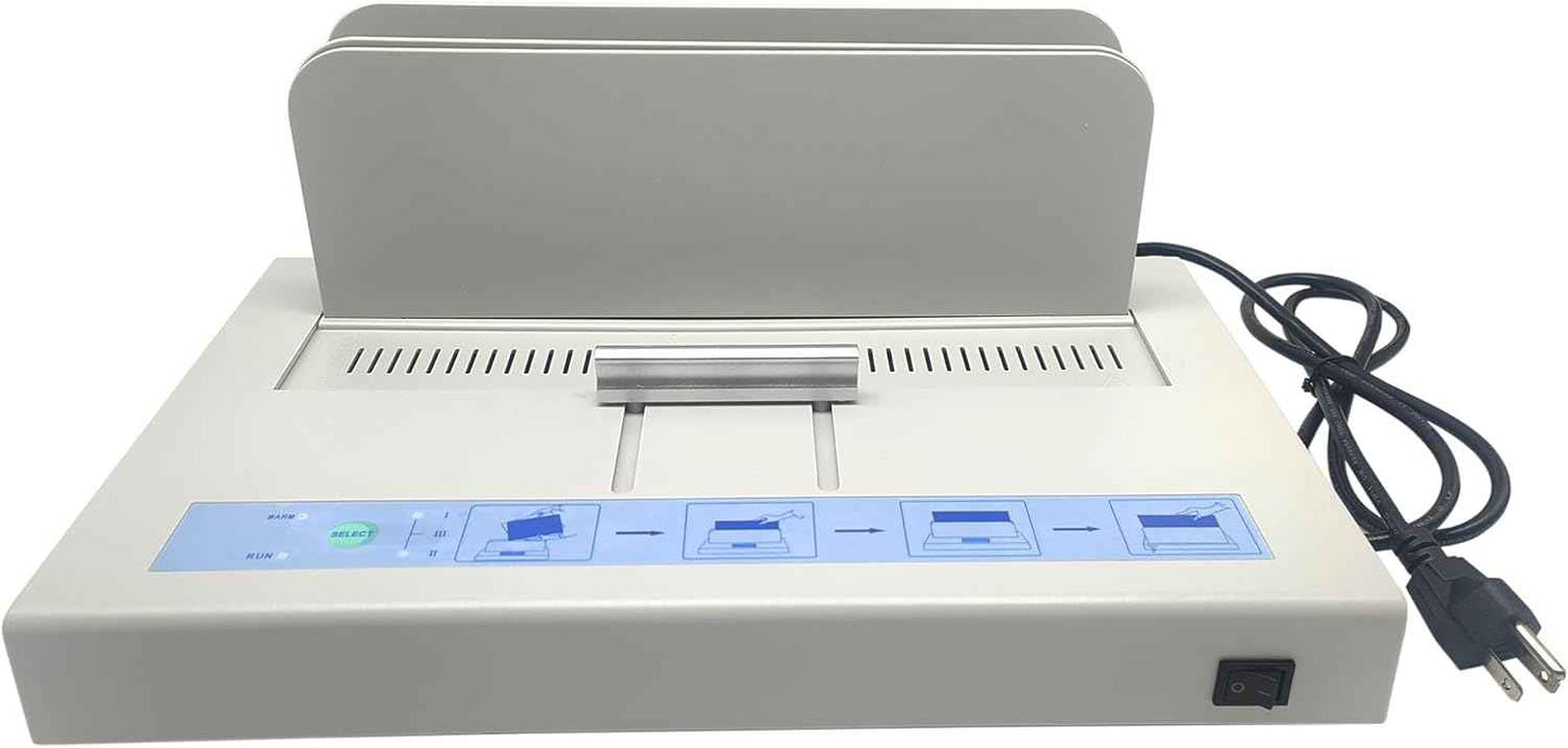 Thermal Binding Machine, 500 Sheets Capacity 50mm Thickness - 110V Hot Melt Binder Compatible with A3(Short Edge)/A4/A5/A6 Documents