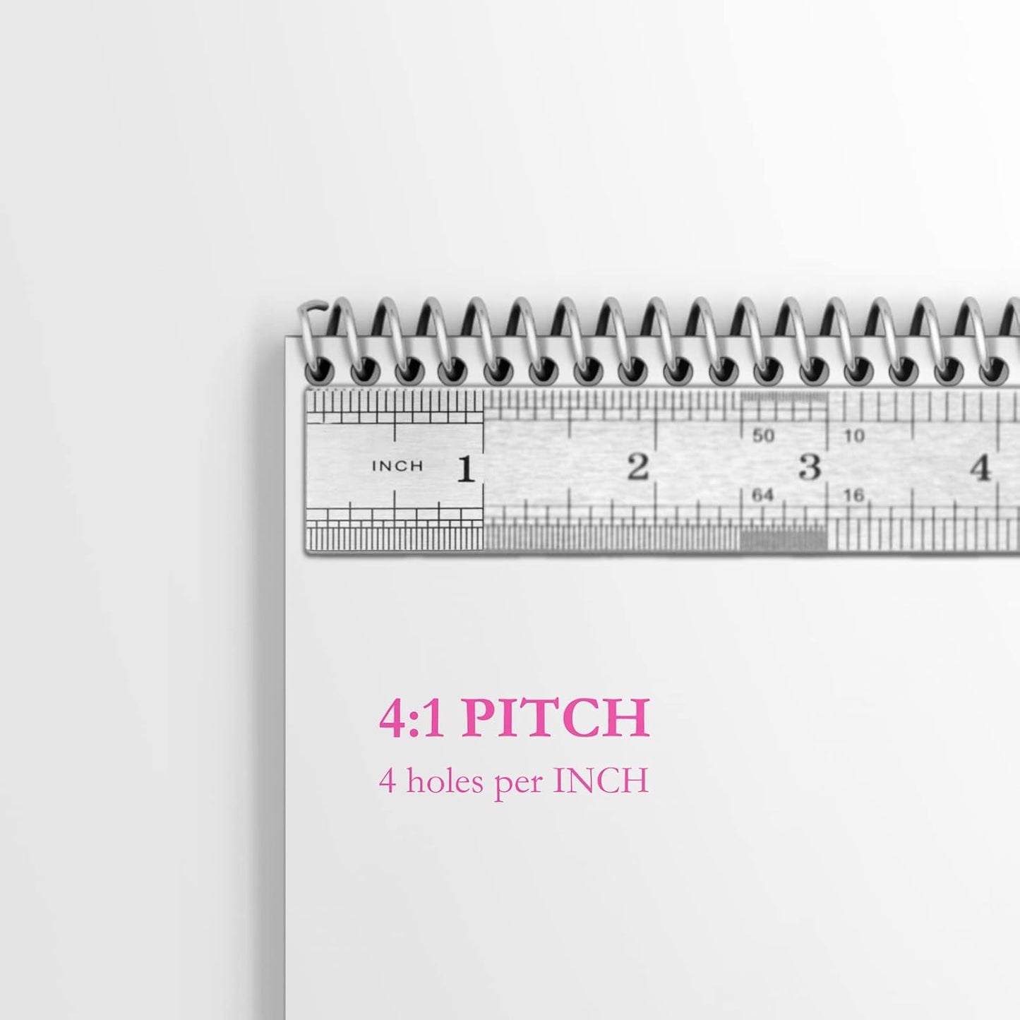 TOTiyea 50 Pack Plastic Spiral Binding Coils,20mm(3/4 ") Binding Spirals,170 Sheet Capacity,4:1 Pitch, Black