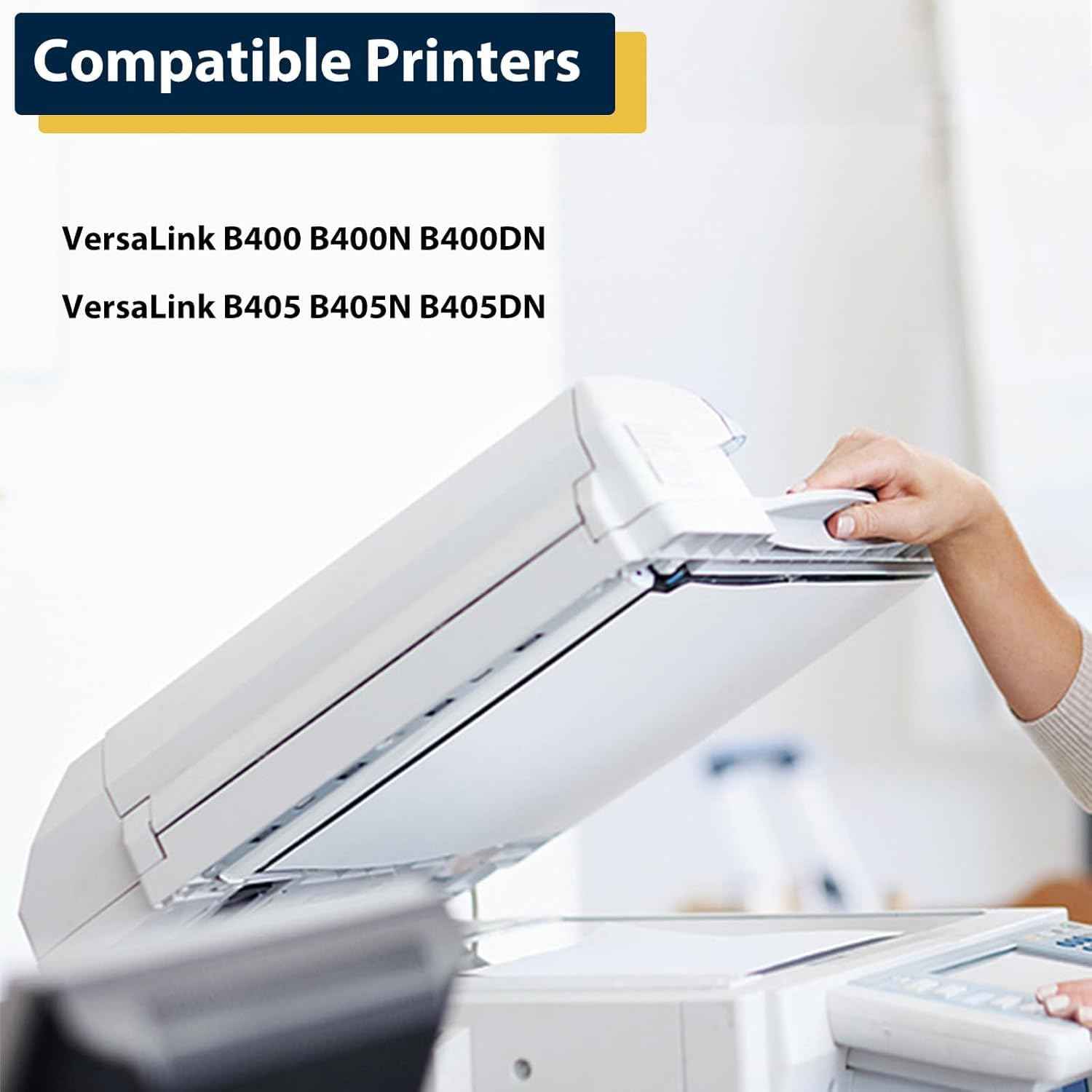APRONE B400 B405 Black Toner Cartridge 106R03584 Replacement for Xerox VersaLink B405 B400 B400DN B400N B405DN Printer (24,600 Pages, 2-Pack)