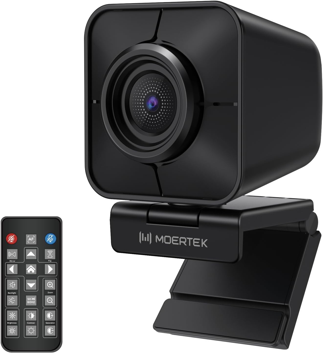 4K Webcam for PC, PDAF Streaming Camera with Dual Noise-reducing Mics, Fast Auto Focus, Auto Light Correction, 5x Zoom, 8MP USB Webcam with Privacy Cover, Plug and Play, for Switch 2/ Zoom/Teams/Meet