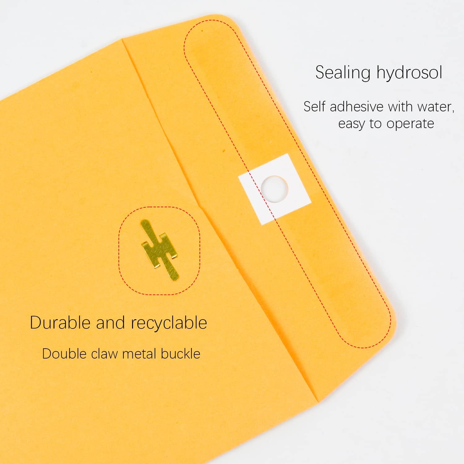 6” x 9” Clasp Envelopes with Gummed Seal Brown Kraft Catalog Envelopes Clasp Mailing Envelopes for Home, Office, Business 28 lb Kraft Paper,Pack of 30 - Lumora Desk