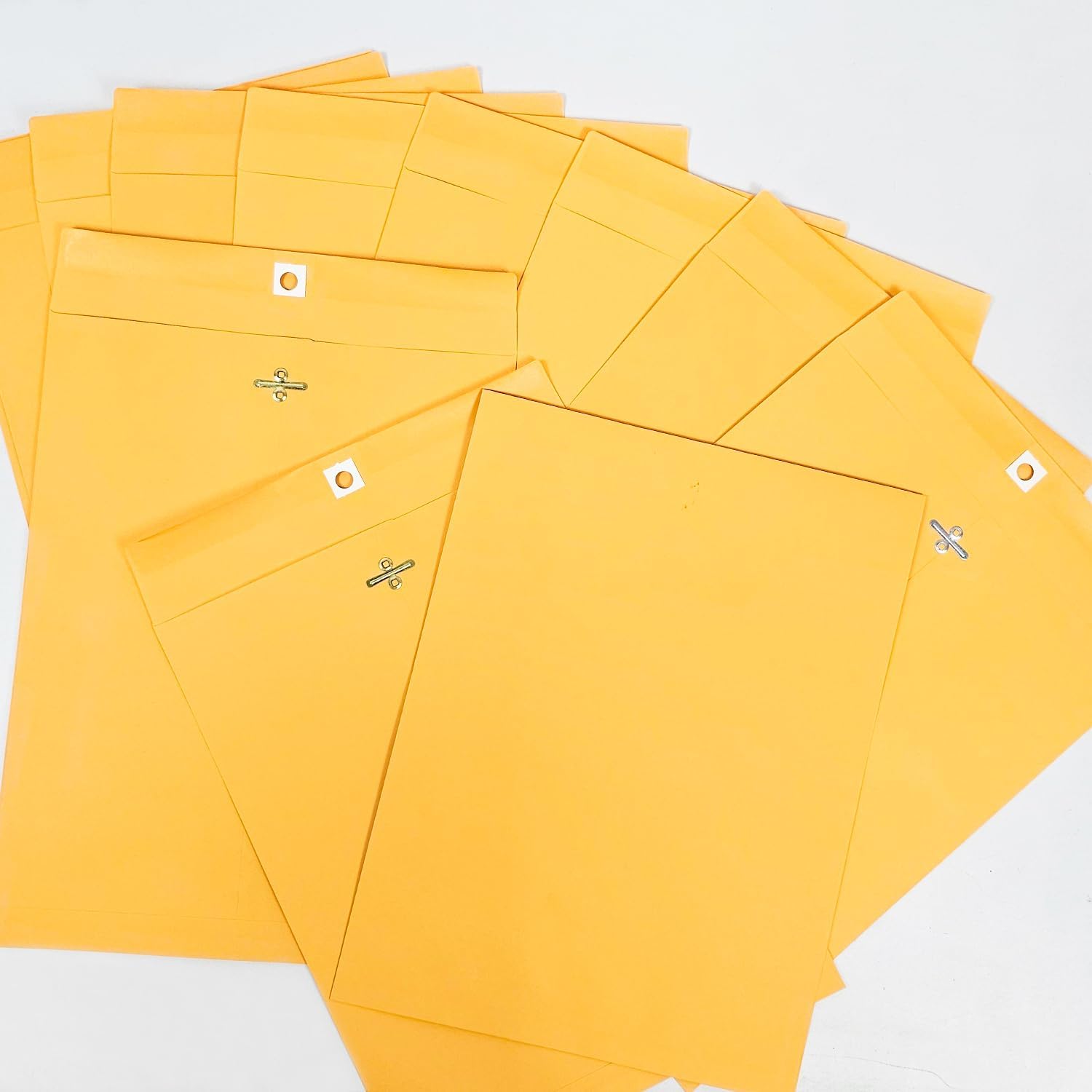9” x 12” Clasp Envelopes with Gummed Seal Brown Pack of 30 - Lumora Desk