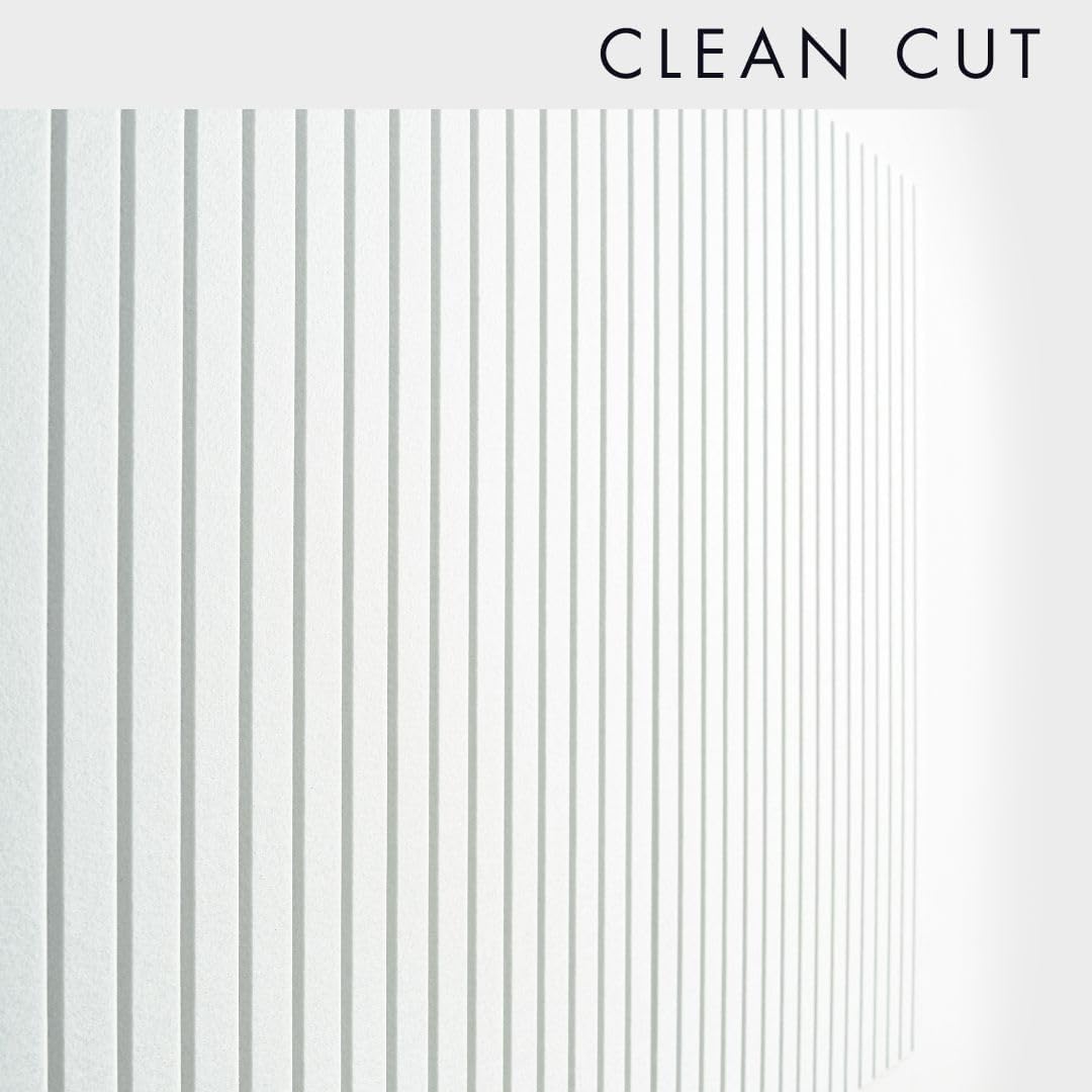 Large Cork Boards for Walls Black Felt Board Alternative - Slat Wall Paneling, Felt Bulletin Board Tiles for Office Decor, Push pin Board Office Wall Organizer -12-Pack (Milky White)