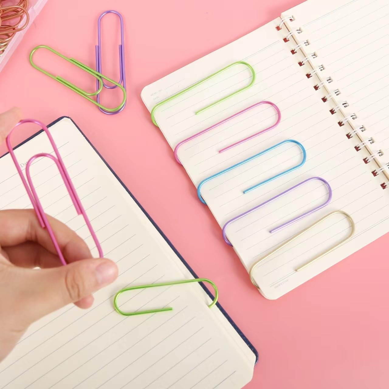Ufmarine 42 Pcs Jumbo Paper Clips, Extra Large Pape Clips 4 inch, Giant Paperclips for Office