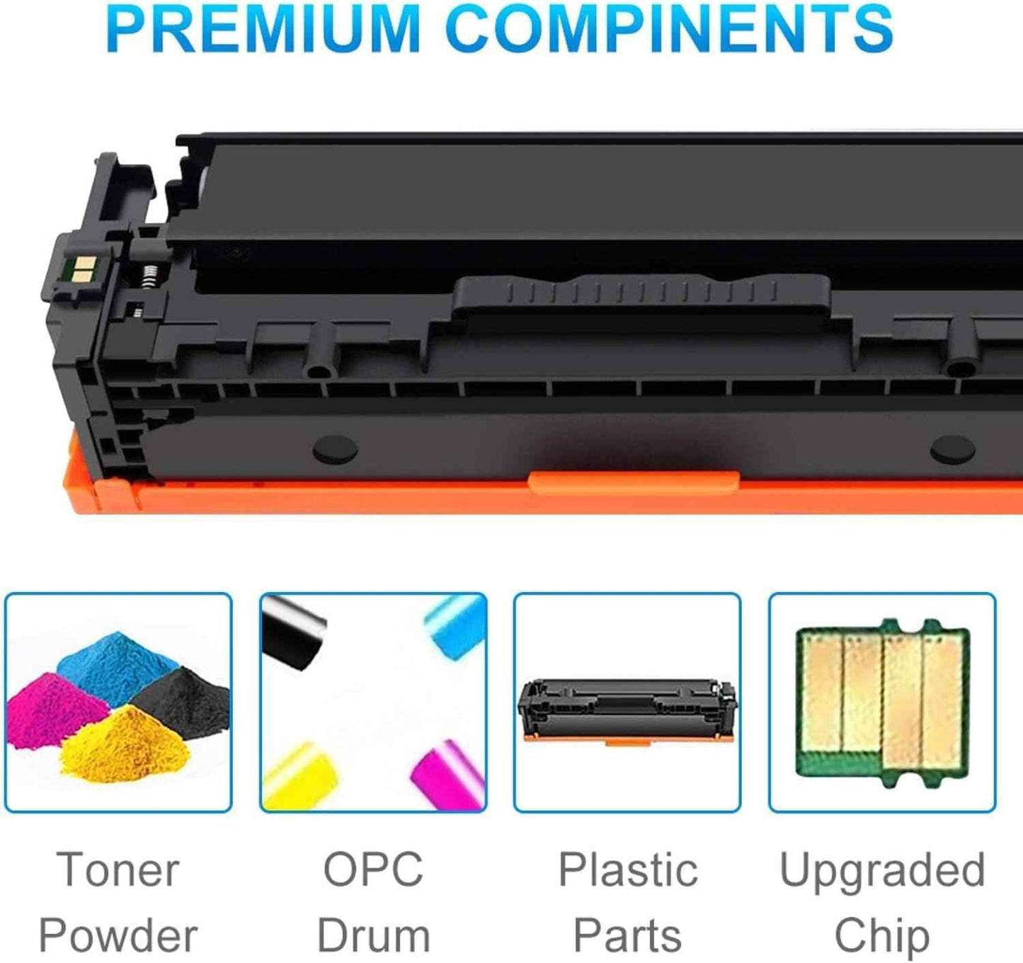 Compatible 116A Toner Cartridge Set Replacement for HP 116A W2060A W2061A W2062A W2063A for Color Laser MFP 178nw 178nwg 179fnw 179fwg 150a 150nw Printer (Black/Cyan/Magenta/Yellow, 4-Pack)