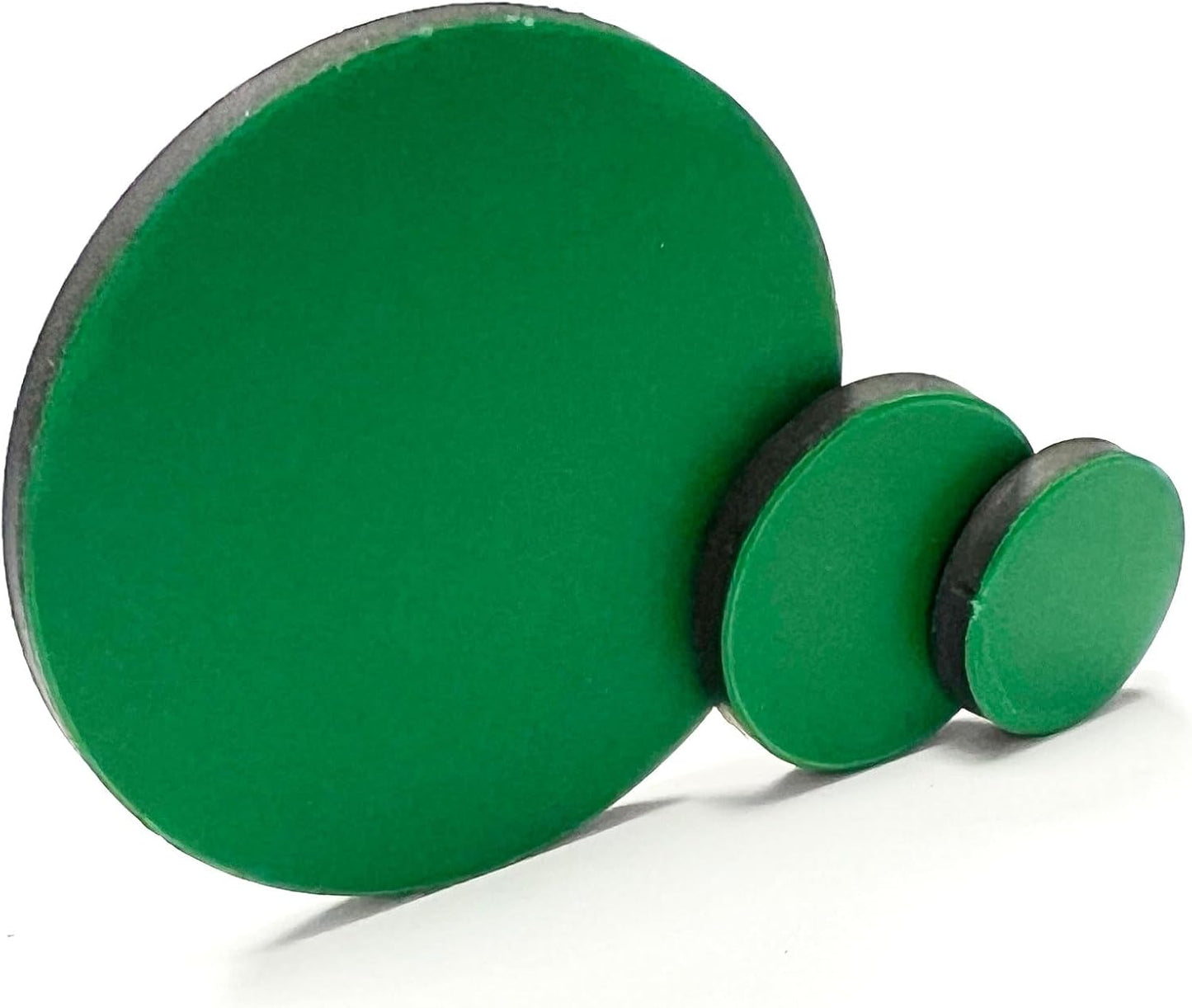 25-Pack, Double-Sided Reg Green Flip Magnet - 1" Red/Green, Go - No Go, Reversible Indicator for Efficient Organizational Communication, Ideal Indicator for Steel Surfaces