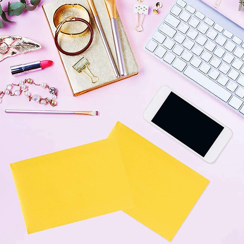 packbabol Kraft Bubble Mailers 4x8 Inch 50 Pcs,Small Self-Sealing Mail Shipping Bags,Yellow Padded Envelopes #000 - Lumora Desk