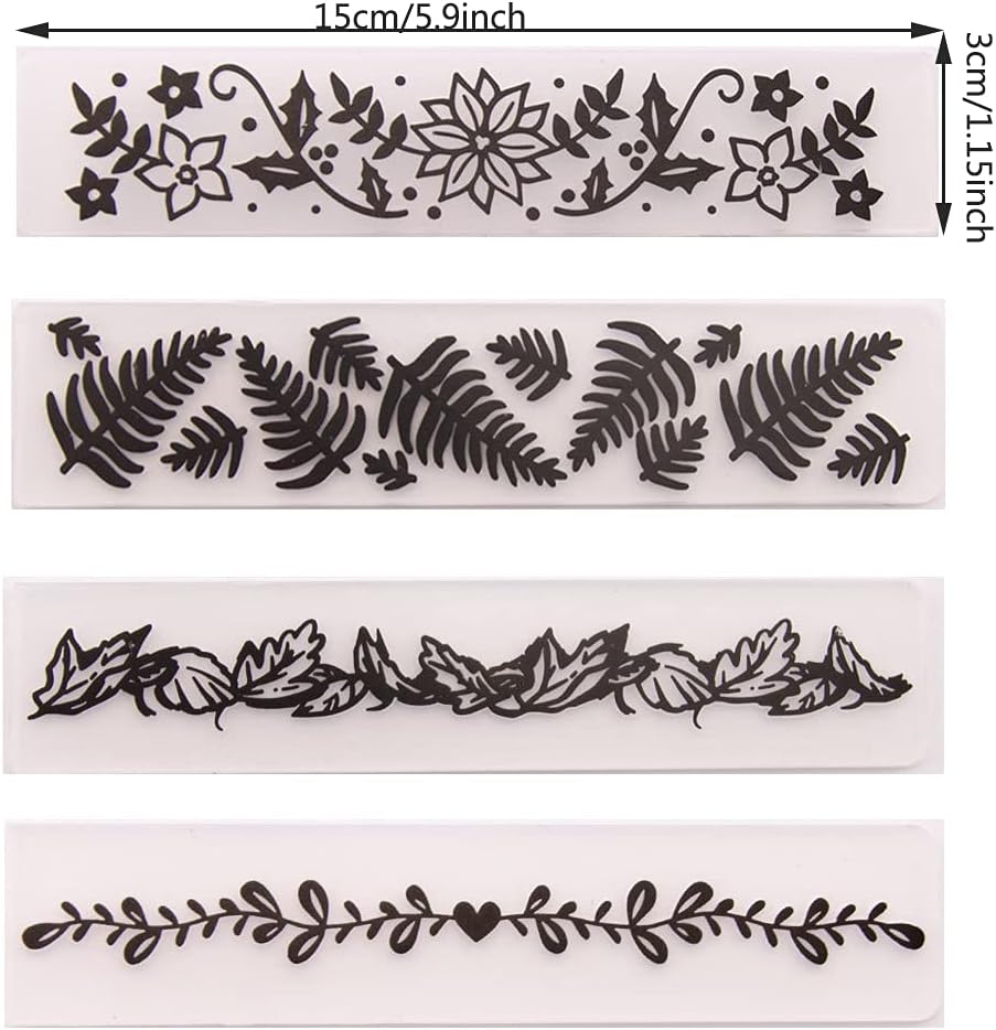 10Pcs Butterfly Flower Leaf Plastic Embossing Folder DIY Craft Template Molds Stamp Stencils Scrapbook Paper Cards Photo Album Making Tool Embossing Folders Handmade Art Craft Supplies Decorating Mold